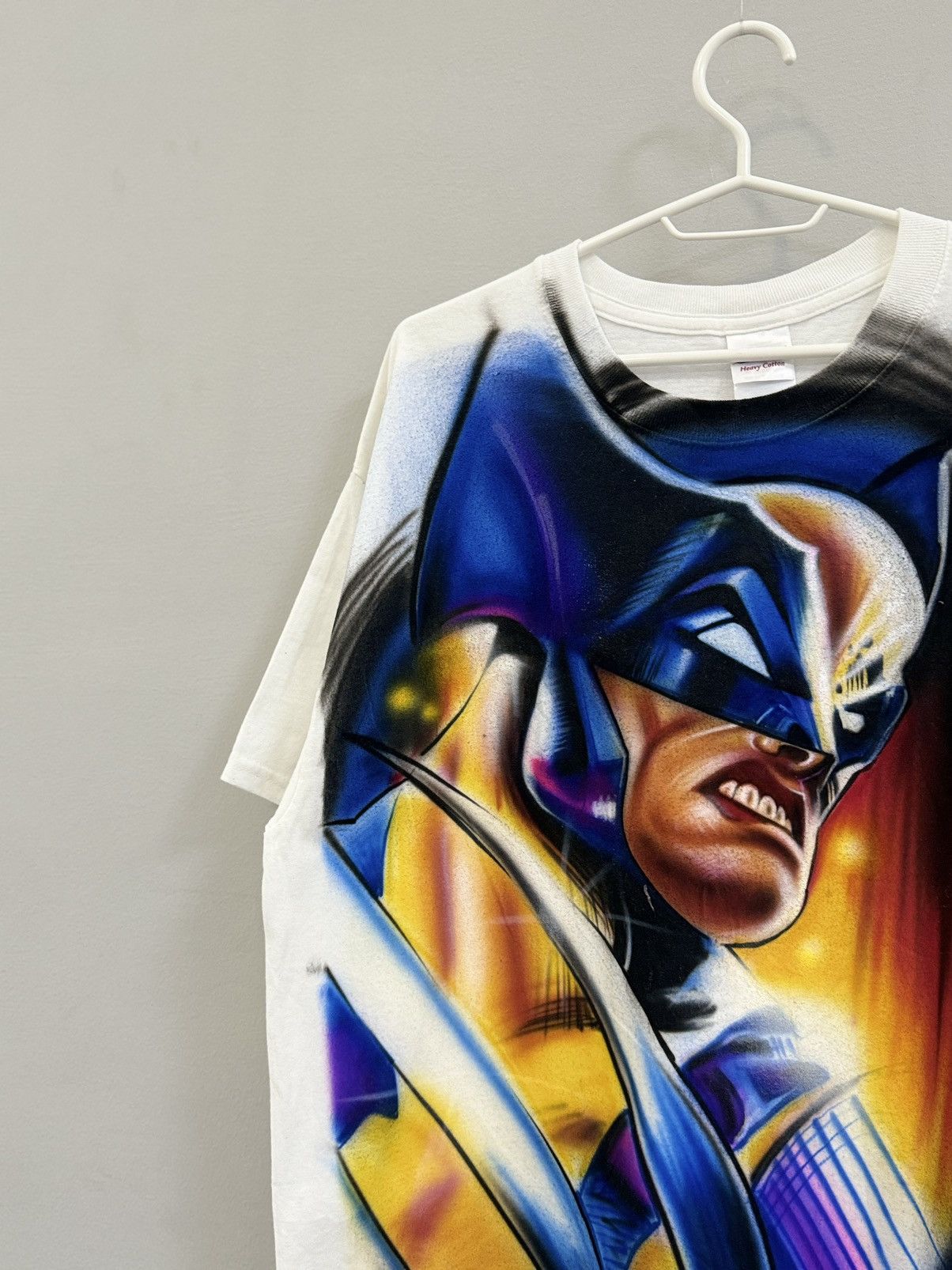 Band Tees × Marvel Comics Crazy Vintage 90s Wolverine Marvel Comics Tee Size US L / EU 52-54 / 3 - 6 Thumbnail