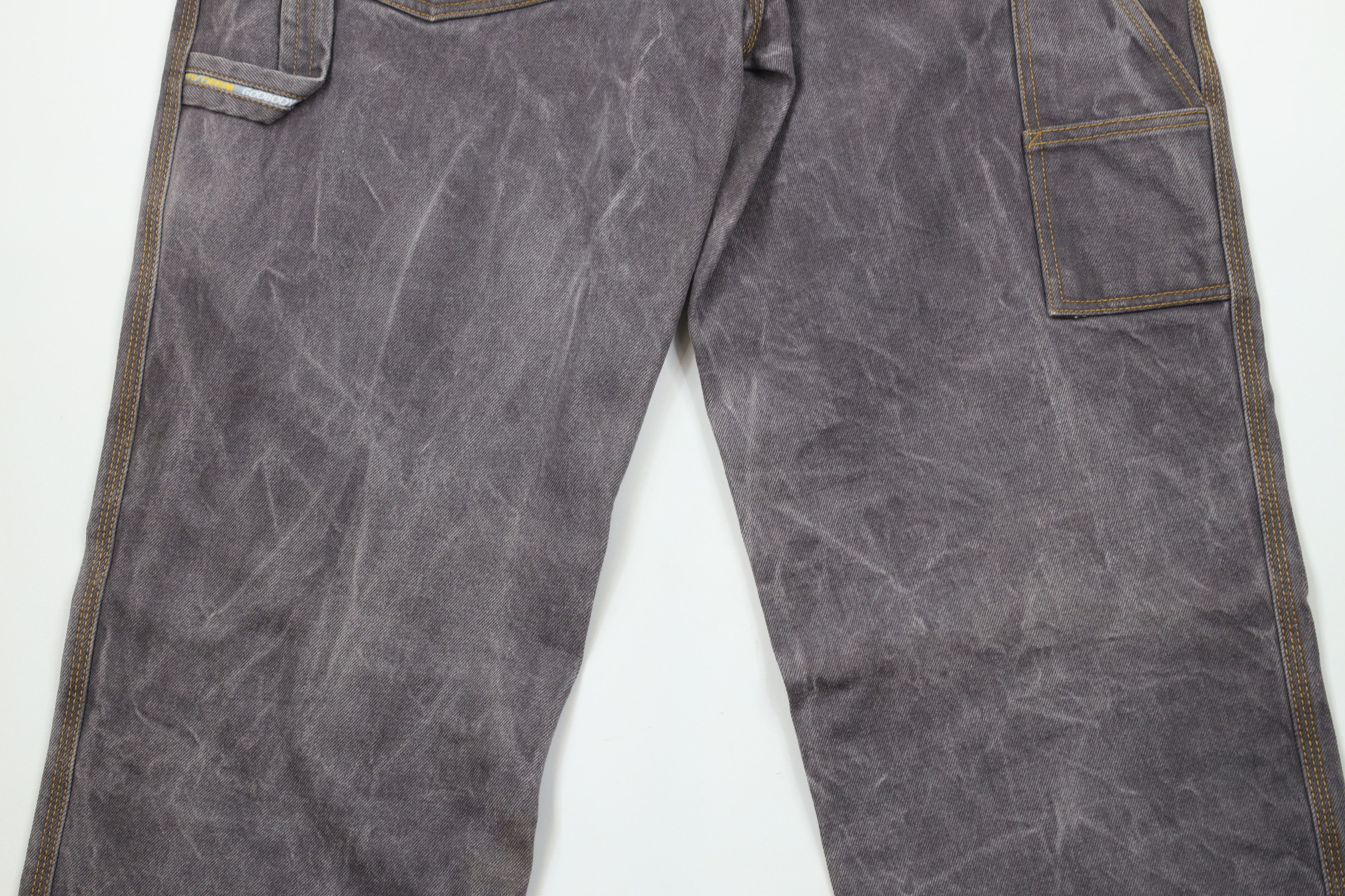 Vintage Vintage 90s Y2K Streetwear Fit Wide Leg Denim Jeans Gray Size US 32 / EU 48 - 9 Thumbnail