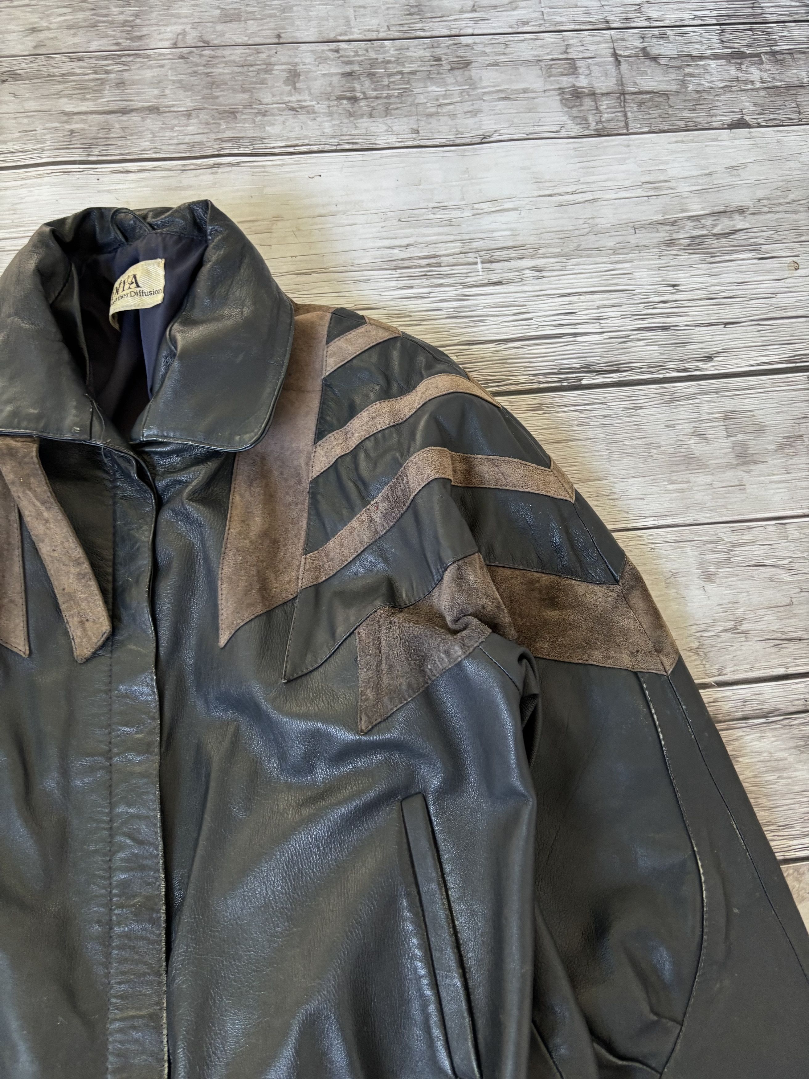 Hysteric Glamour Rick Owens Type VTG Yohji Yamamoto Style Leather Jacket Size US M / EU 48-50 / 2 - 4 Thumbnail