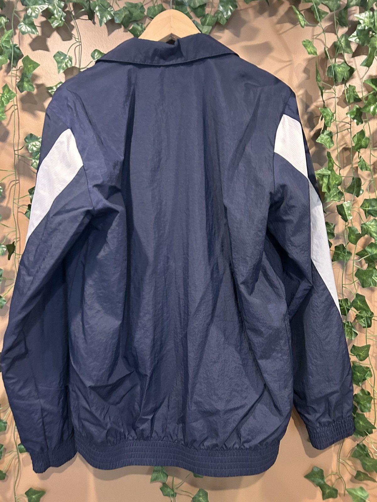 Adidas × Vintage Vintage Navy Blue Adidas Windbreaker Light Jacket Size US S / EU 44-46 / 1 - 3 Thumbnail