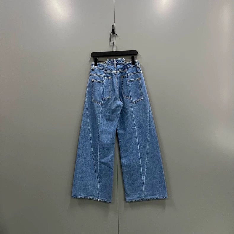 Maison Margiela Maison Margiela High Waist Wide Leg Jeans-2506 Size US 40 / EU 56 - 2 Thumbnail