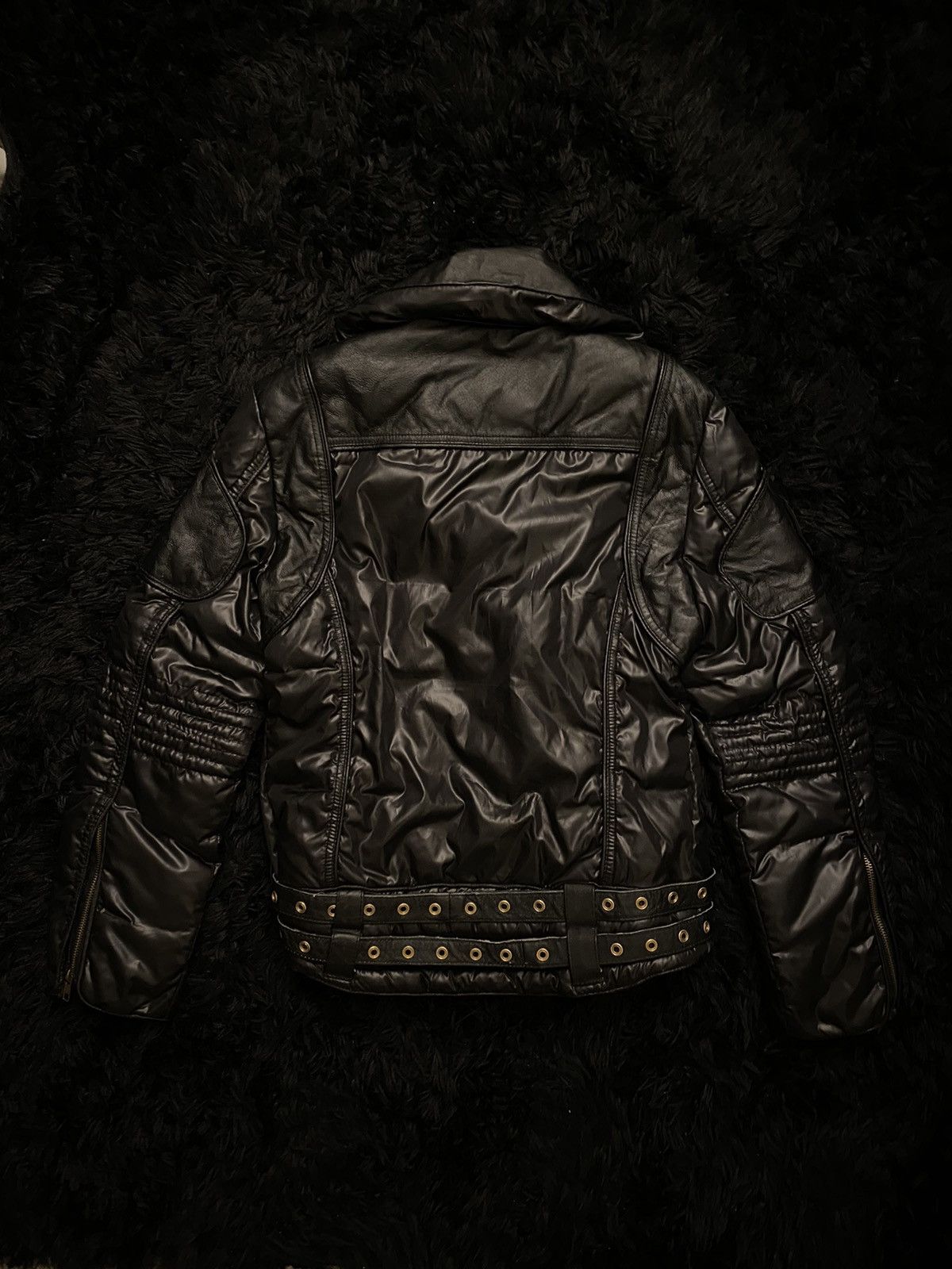 Japanese Brand Lagust Biker Pig Skin Puffer Jacket Size US S / EU 44-46 / 1 - 3 Thumbnail