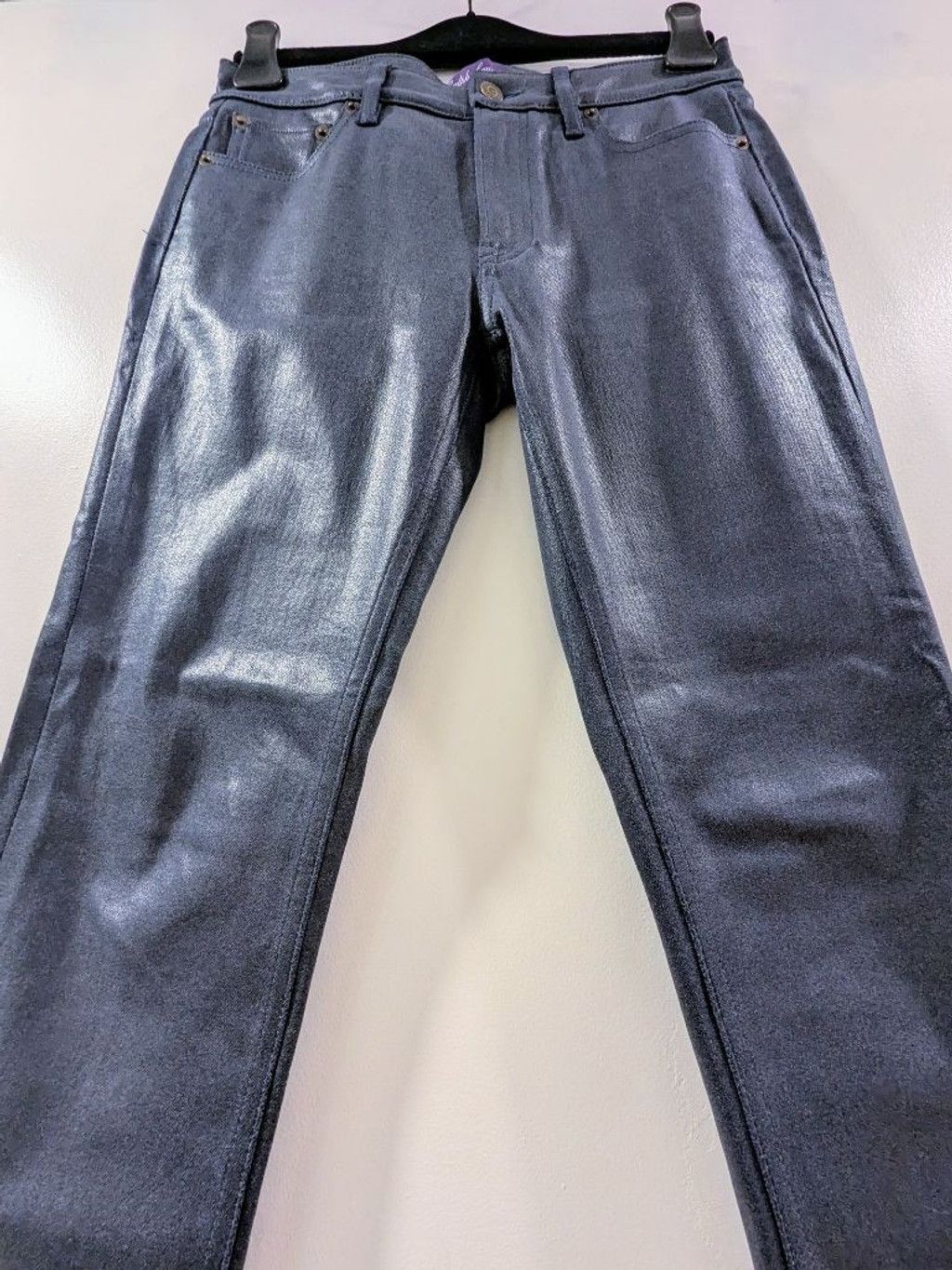 Ralph Lauren Purple Label Ralph Lauren Purple Label Coated Blue Jeans Size 27 Size 27" / US 4 / IT 40 - 3 Thumbnail