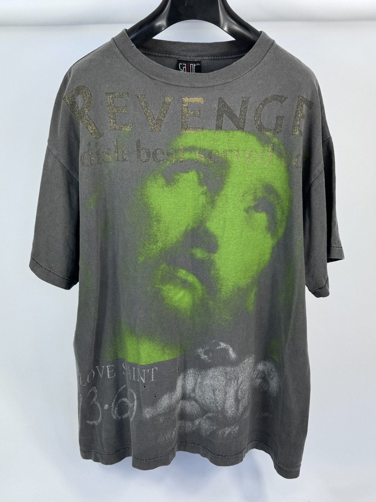 Saint Michael REVENGE PRINT T-SHIRT Size US XL / EU 56 / 4 - 1 Thumbnail