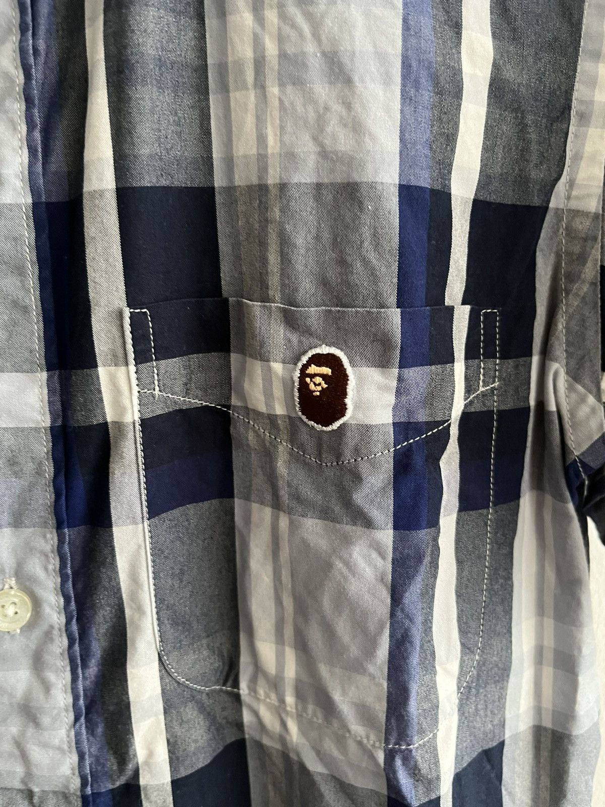 Bape Bape Flannel short sleeve shirt Size US S / EU 44-46 / 1 - 3 Thumbnail