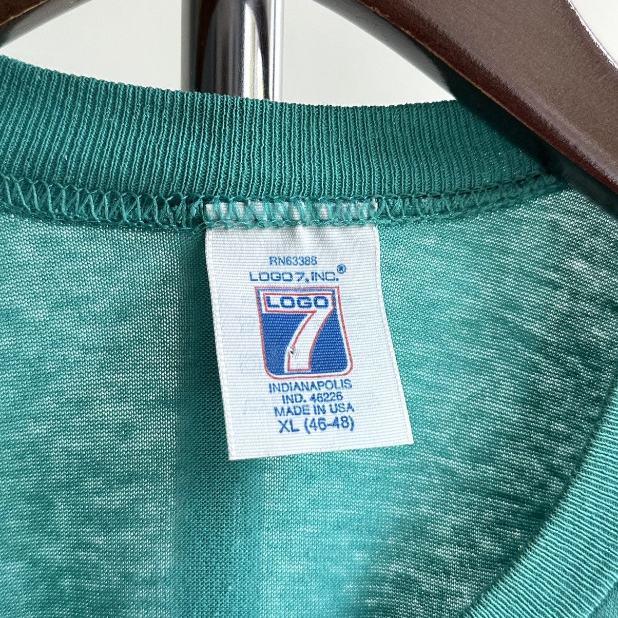 Logo 7 × NFL × Vintage Vintage 90s Miami Dolphins NFL Single Stitch Tee Size US XL / EU 56 / 4 - 6 Thumbnail