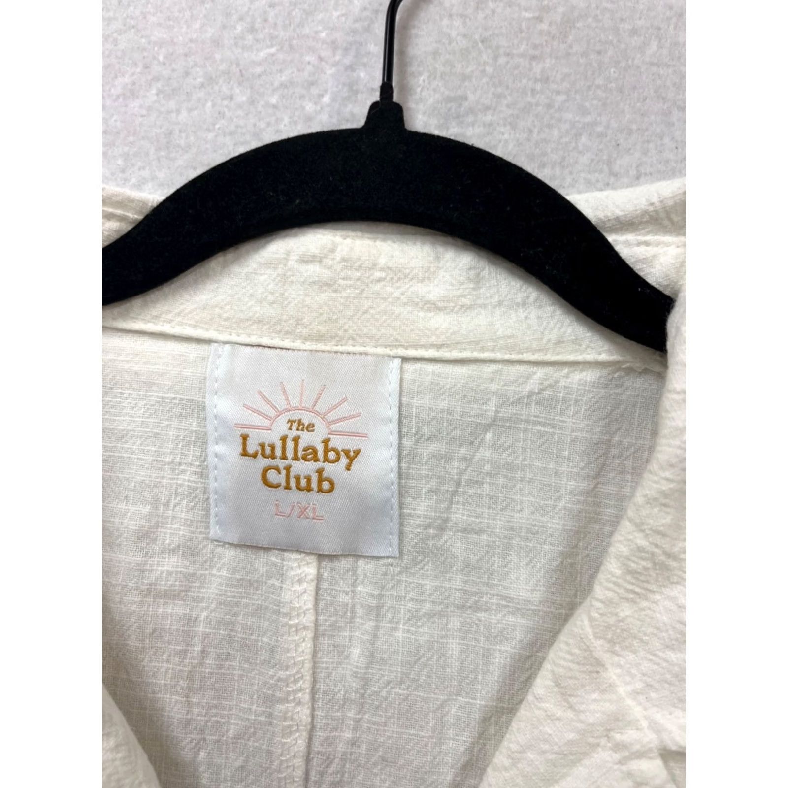 Vintage The Lullaby Club White Textured Button-Up Jacket XL Women Size L / US 10 / IT 46 - 3 Thumbnail