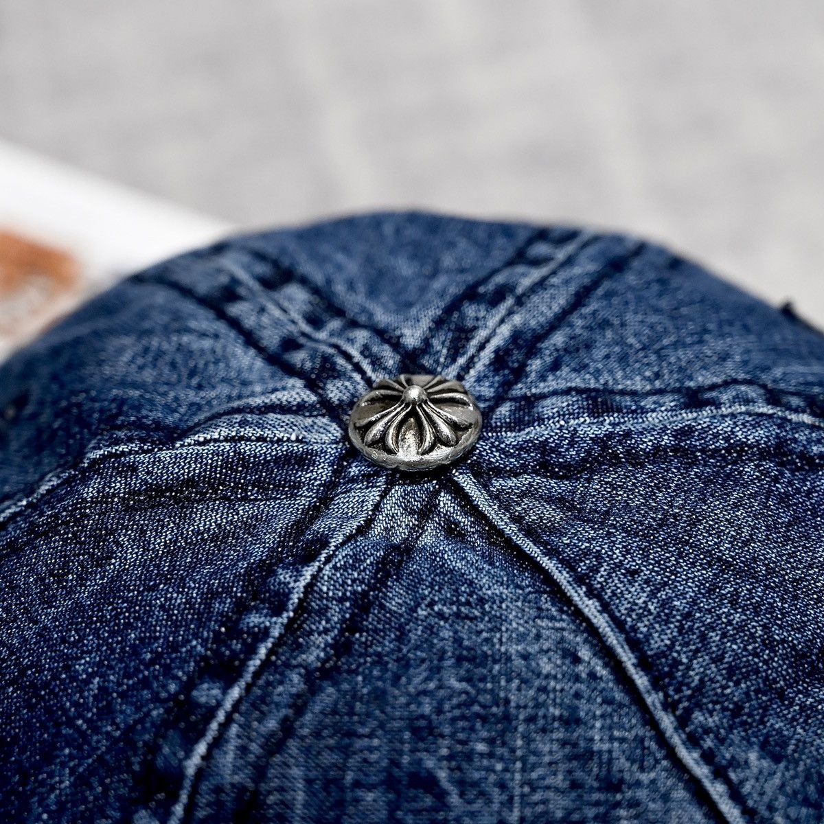 Chrome Hearts CHROME HEARTS SLOUCHY 5 PANEL CAP DENIM Size ONE SIZE - 4 Thumbnail