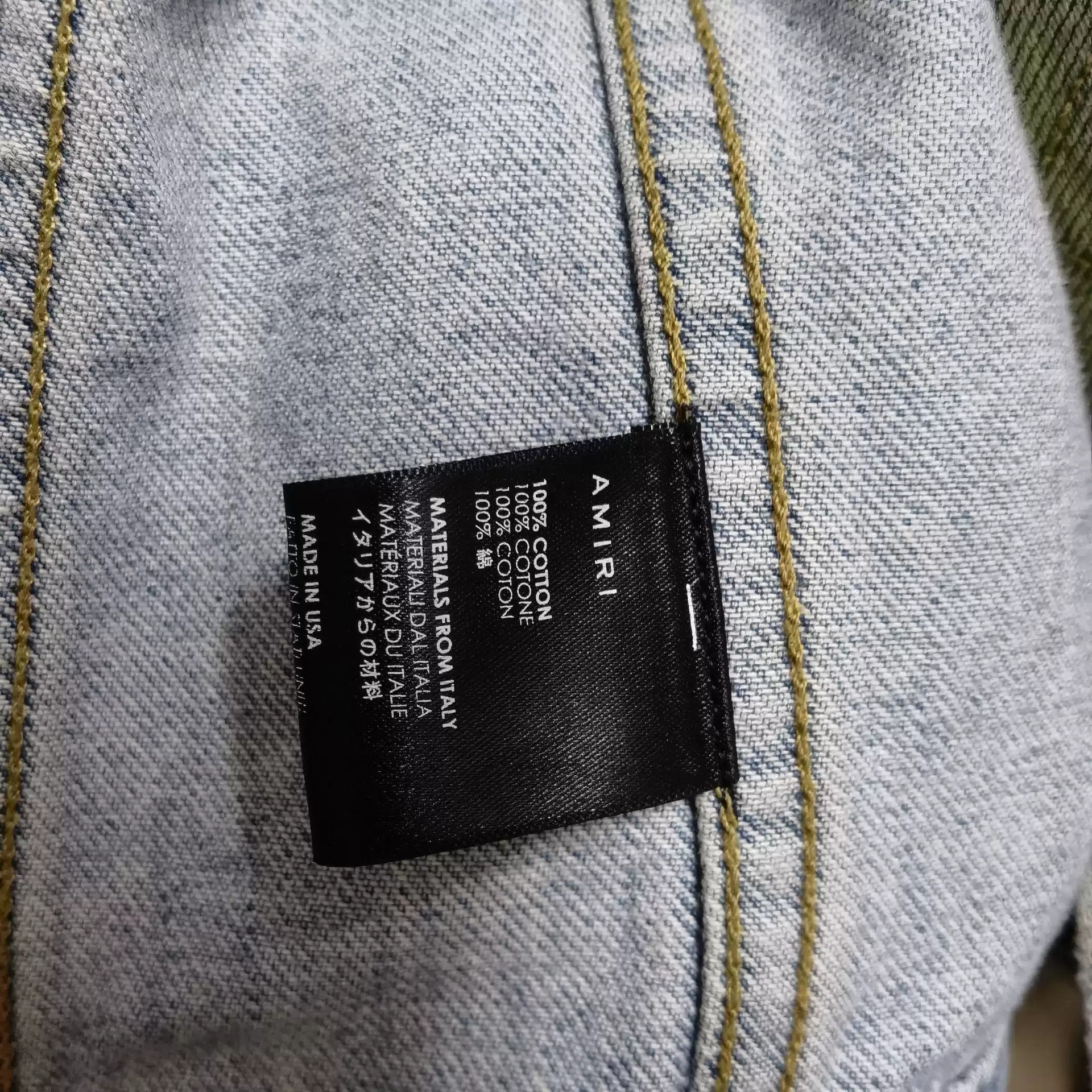 Amiri AMIRI Hollywood Trucker JKT-2506 Size US L / EU 52-54 / 3 - 4 Thumbnail