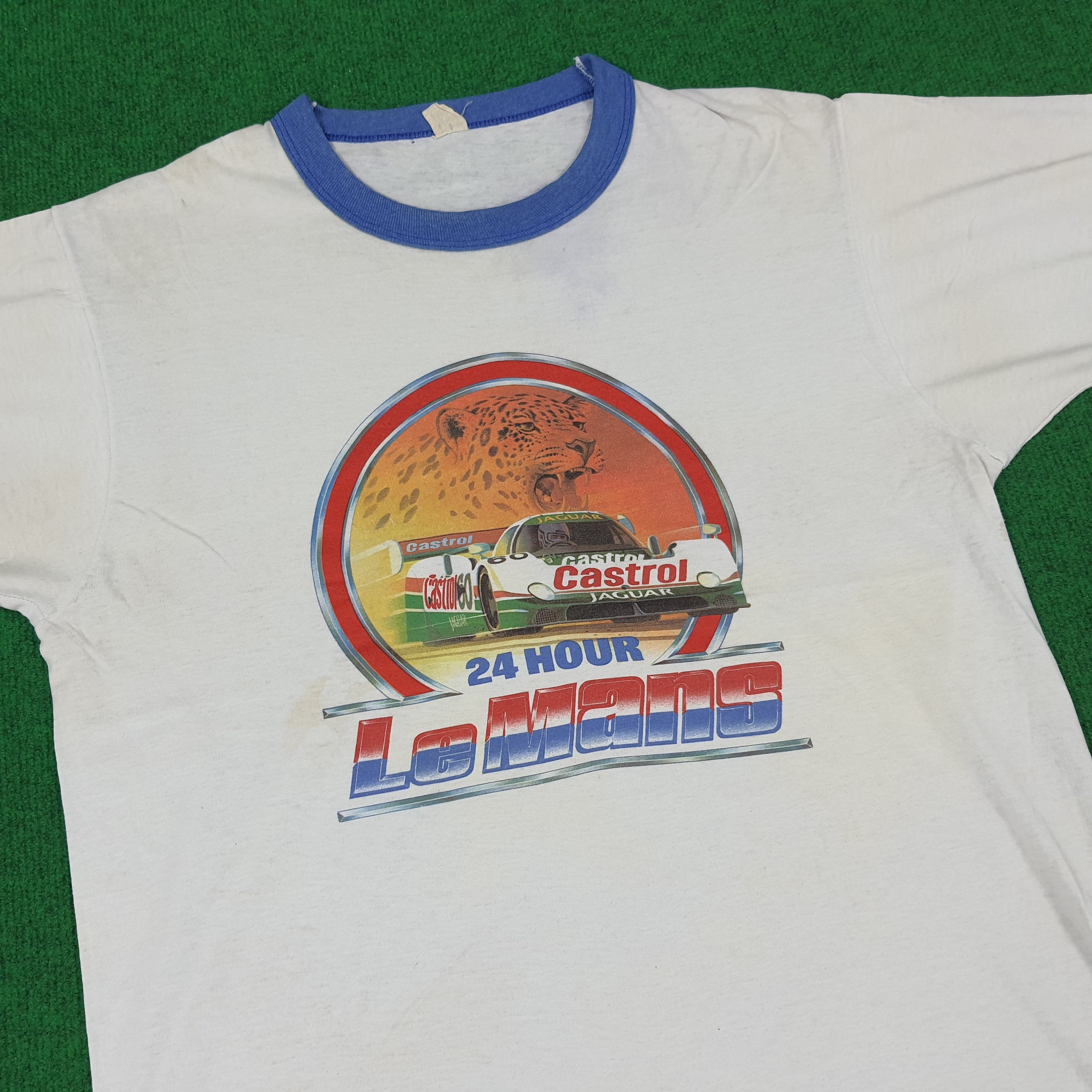 Vintage Vintage Castrol Le Mans 90s Racing Motorsports T-shirt Size US M / EU 48-50 / 2 - 2 Thumbnail