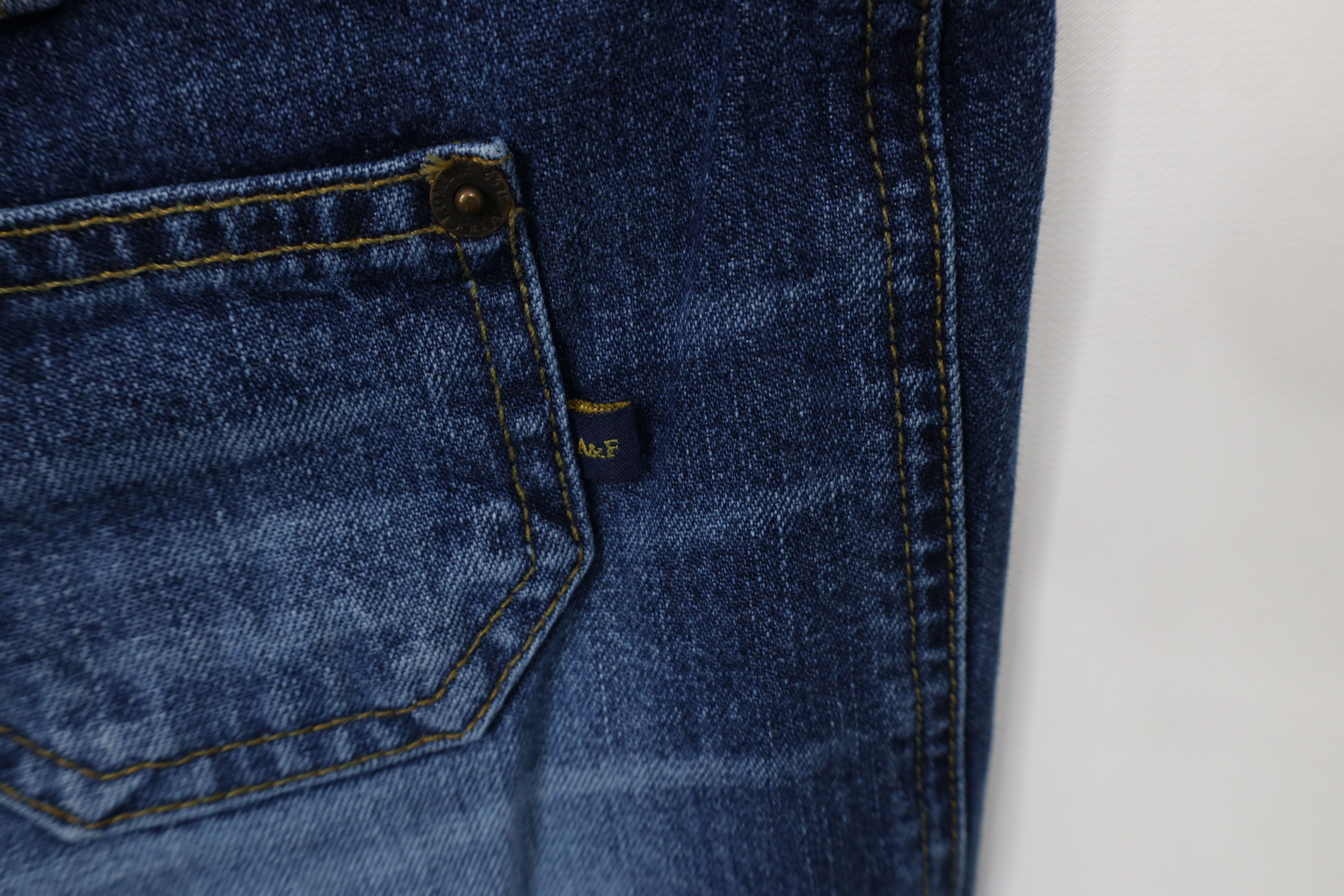 Abercrombie & Fitch × Vintage Vintage 90s Y2K Abercrombie & Fitch Flared Denim Jeans USA Size 25" / US 0 / IT 36 - 8 Thumbnail