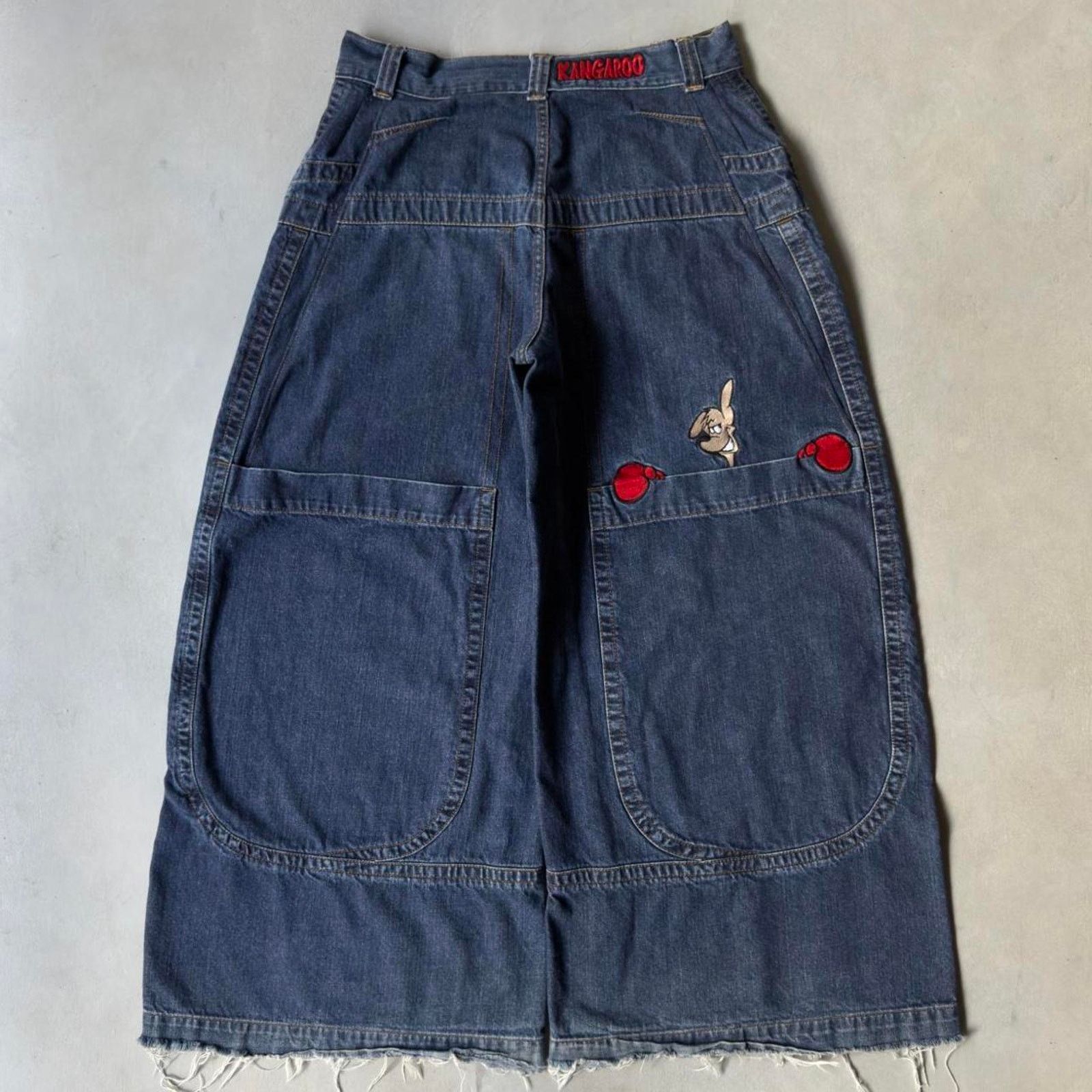 Vintage JNCO Kangaroo Baggy Wide Leg Jeans Rave 90s Y2K