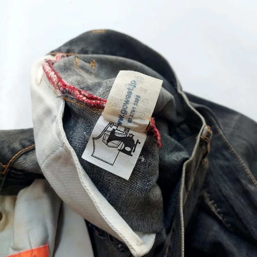Japanese Brand × Vintage GOWEST PATCHWORK DENIM PANTS Size US 34 / EU 50 - 9 Thumbnail
