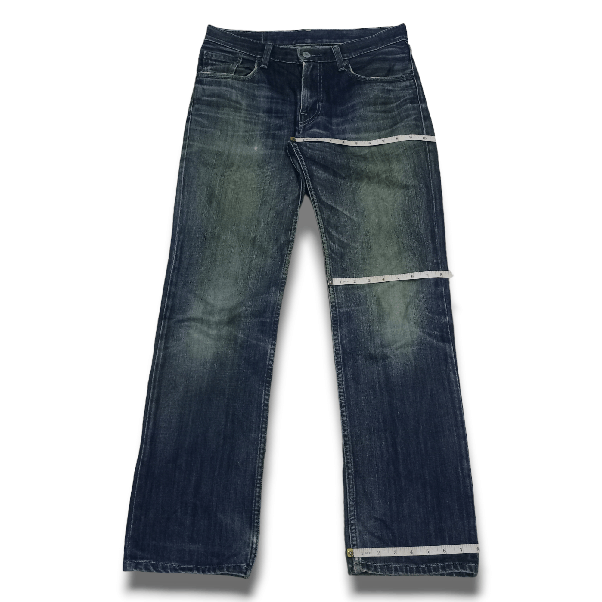 Levi's × Levi's Vintage Clothing Vintage 90s Levis 502 Mud Wash Loose Style Distressed Jeans Size US 32 / EU 48 - 12 Thumbnail