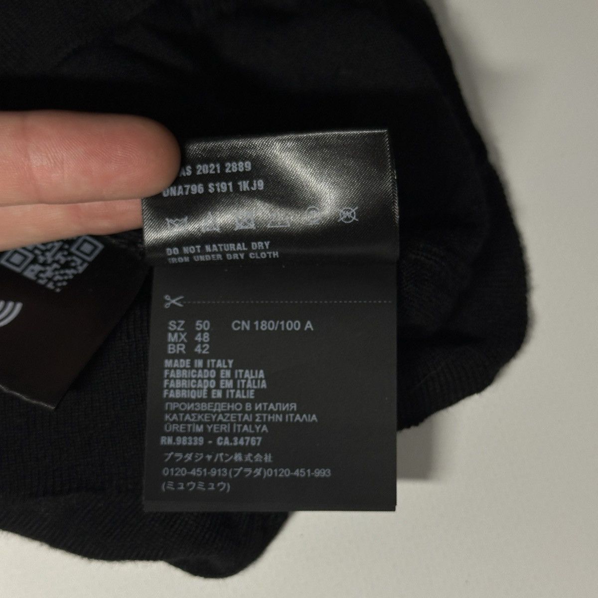 Prada Prada Black Turtleneck Sweater | 100% Lana Wool | Size 50 Size US M / EU 48-50 / 2 - 11 Thumbnail