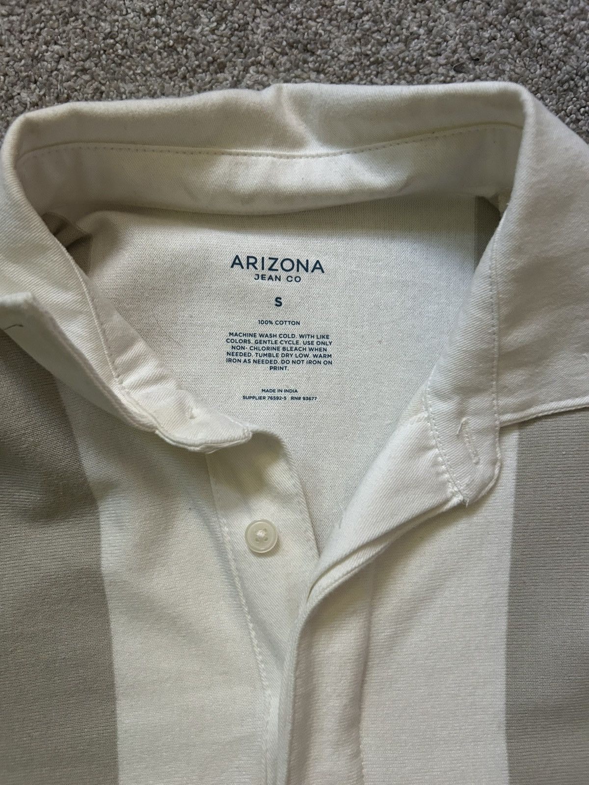 Other Classic Arizona Vertical Stripe Polo Shirt - Men’s Size S Size US S / EU 44-46 / 1 - 3 Thumbnail