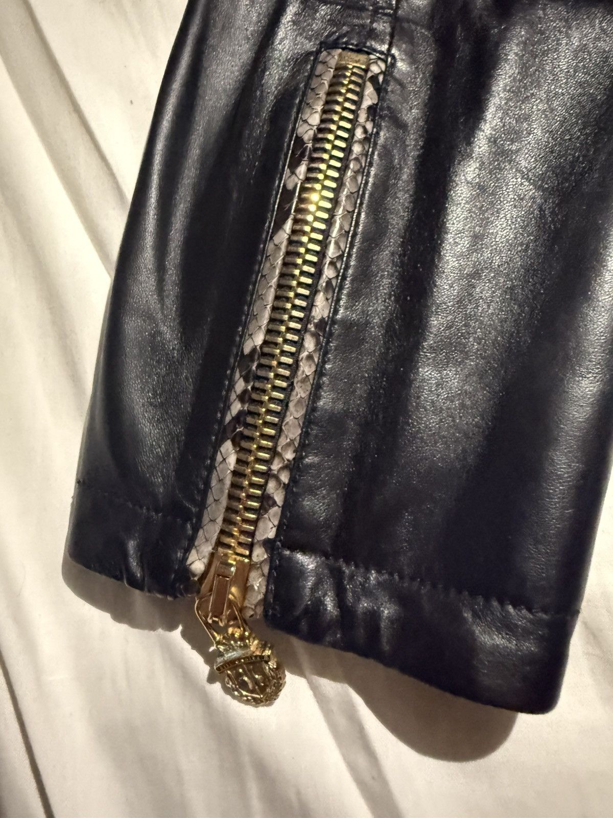 Billionaire Couture Billionaire (Made In Italy) Leather Jacket Size US L / EU 52-54 / 3 - 14 Thumbnail