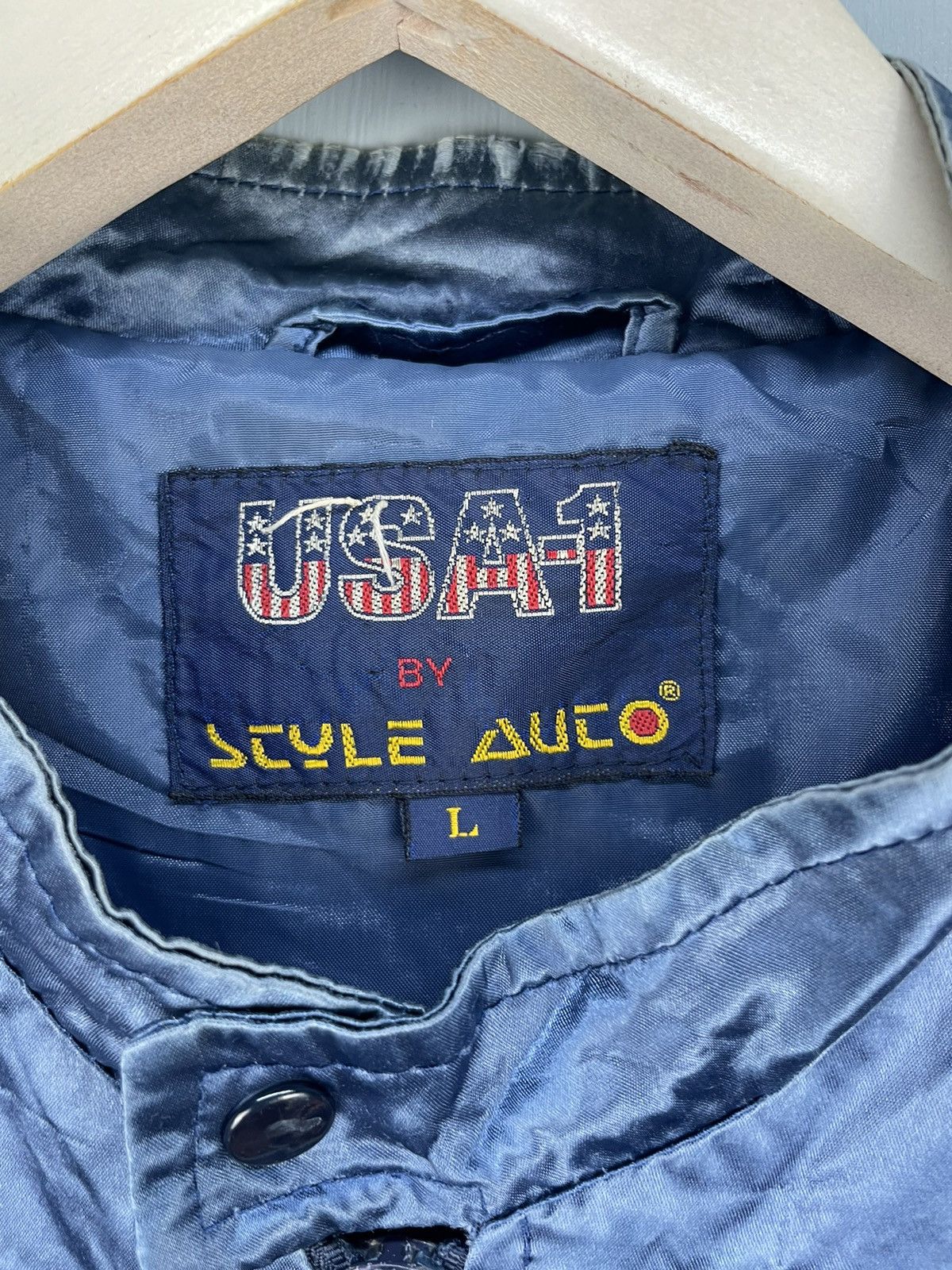 Vintage Vintage 80s USA-1 Competition bomber jacket Size US L / EU 52-54 / 3 - 9 Thumbnail