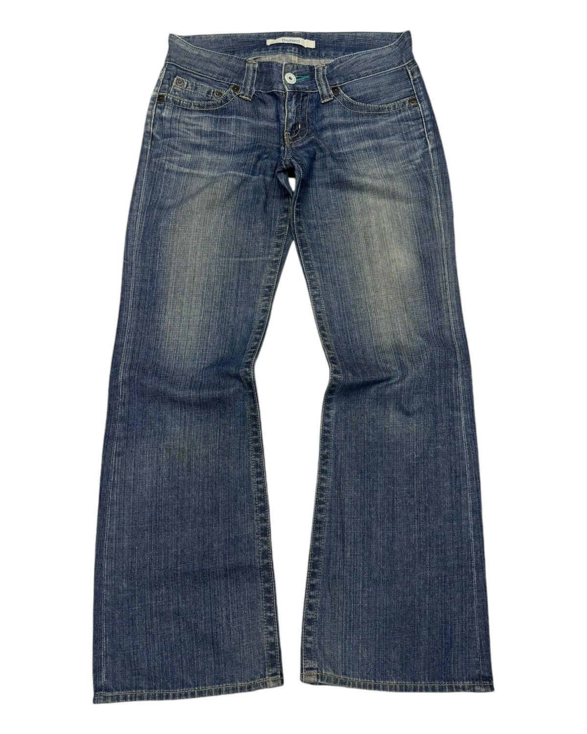 Undercover × Uniqlo FLARED🔥BOYFRIEND DISTRESSED DENIM UNIQLO FLARE JEANS Size US 31 - 7 Thumbnail