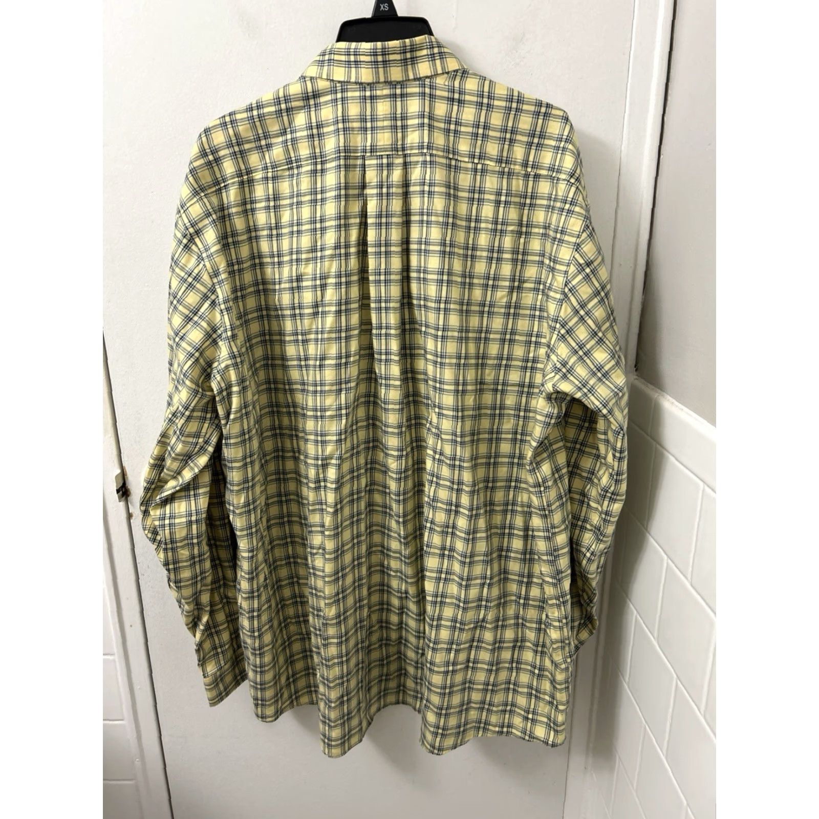 Vintage VINTAGE LL Bean Twill Sport Shirt Mens XL Yellow Plaid Button-Down 503307 Size US XL / EU 56 / 4 - 7 Thumbnail