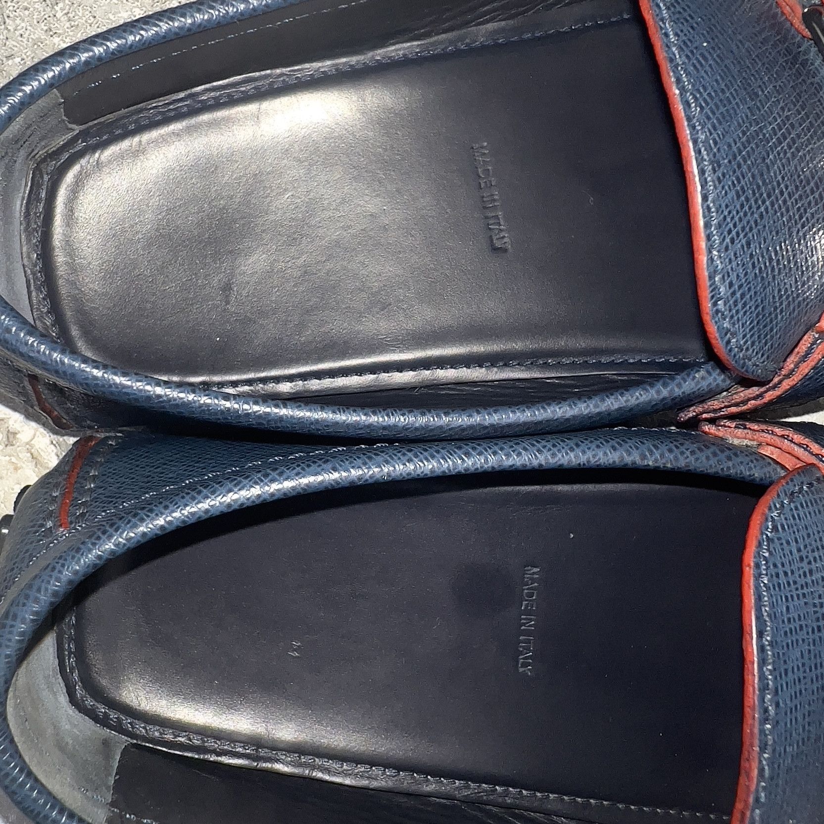 Louis Vuitton Louis Vuitton Hockenheim Driving Moccasins Taiga Leather Size US 11 / EU 44 - 11 Thumbnail