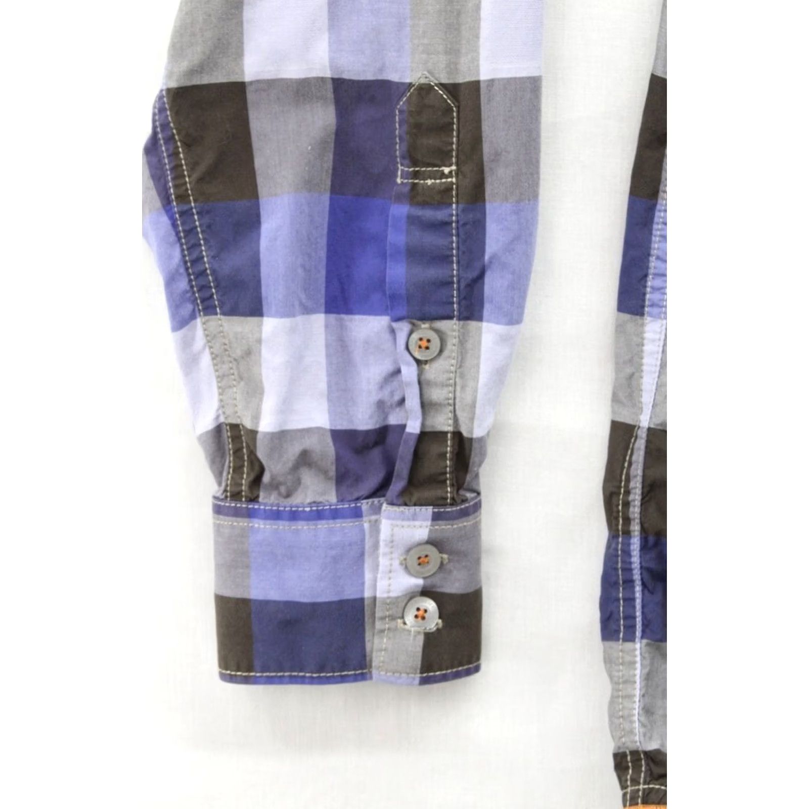 Tommy Bahama Tommy Bahama Shirt Mens Medium Blue Plaid Button Up Long Sleeve Vacation Stylish Size US M / EU 48-50 / 2 - 2 Thumbnail