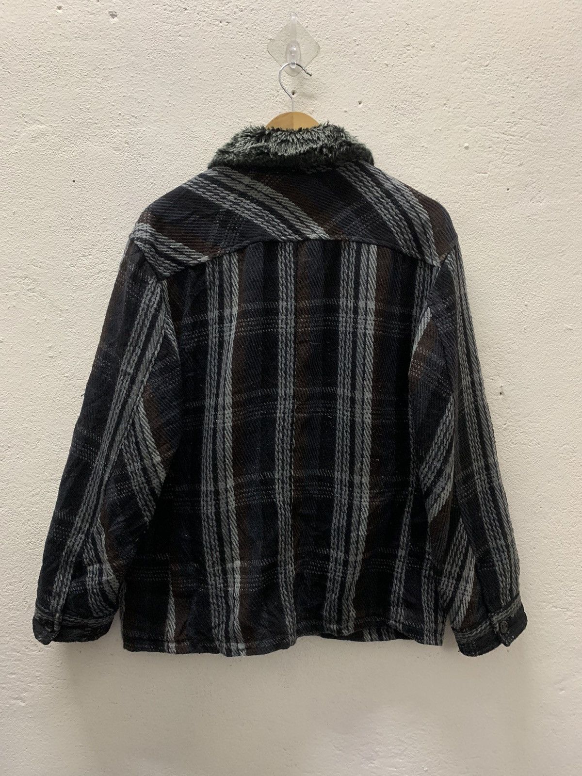Kansai Yamamoto Vintage Kansai Jeans Wool Fur Jacket Size US L / EU 52-54 / 3 - 4 Thumbnail