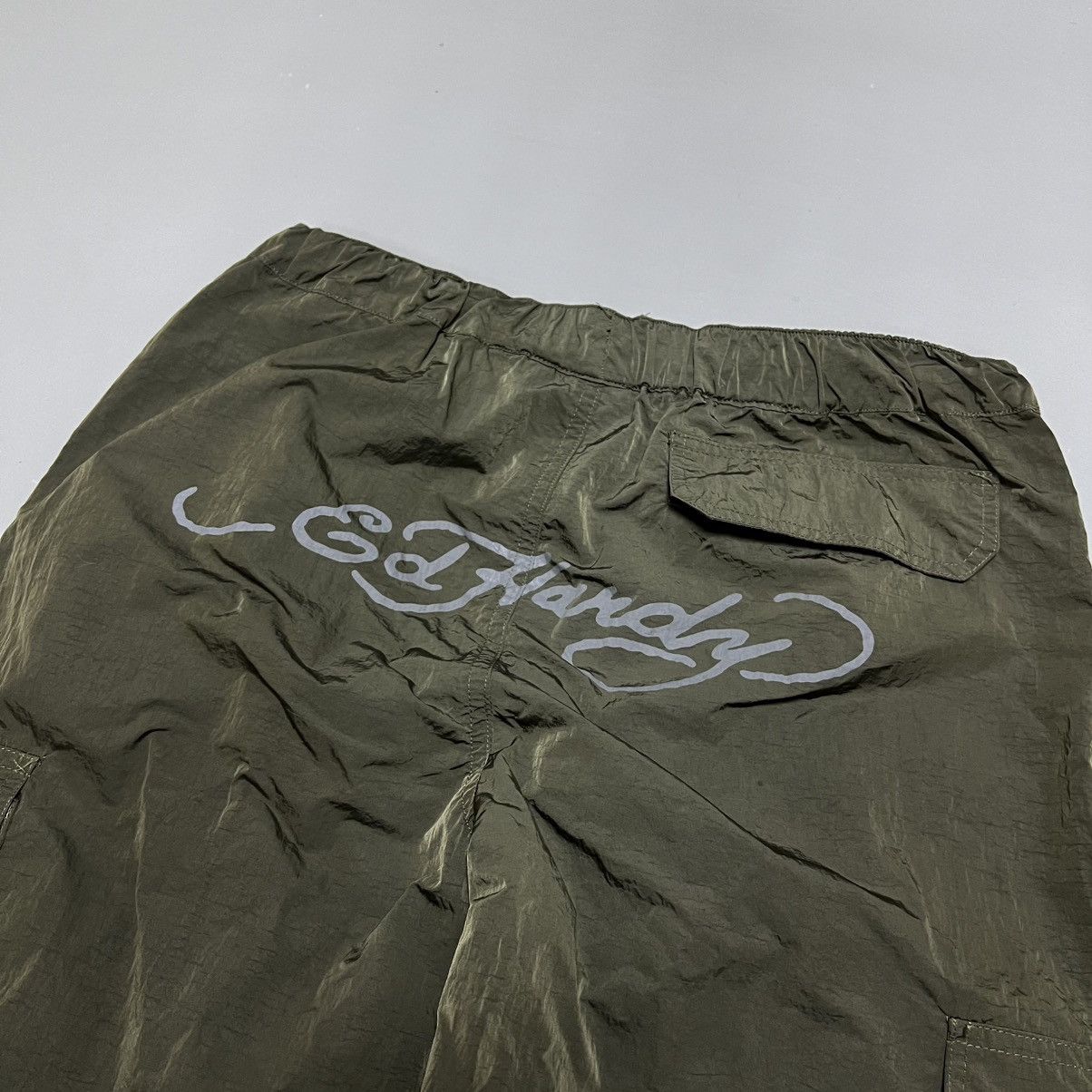 Ed Hardy × Urban Outfitters Ed Hardy x Urban Outfitters Big Logo Cargo Nylon Pants Baggy Size US 30 / EU 46 - 12 Thumbnail