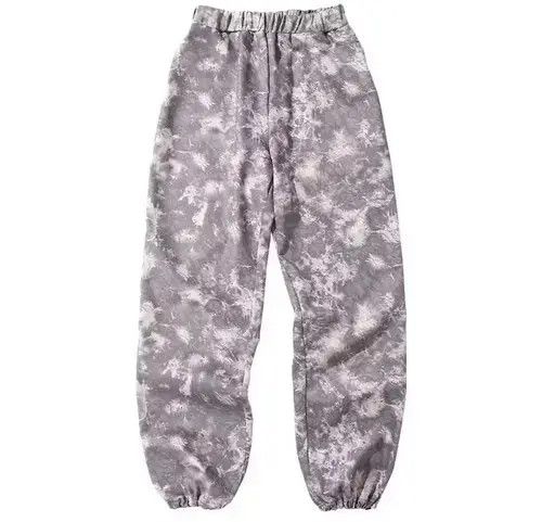 Delusion 21SS Indigo Union Japan Grey Tie Dyed Printed Jogger Pants Size US 32 / EU 48 - 3 Thumbnail