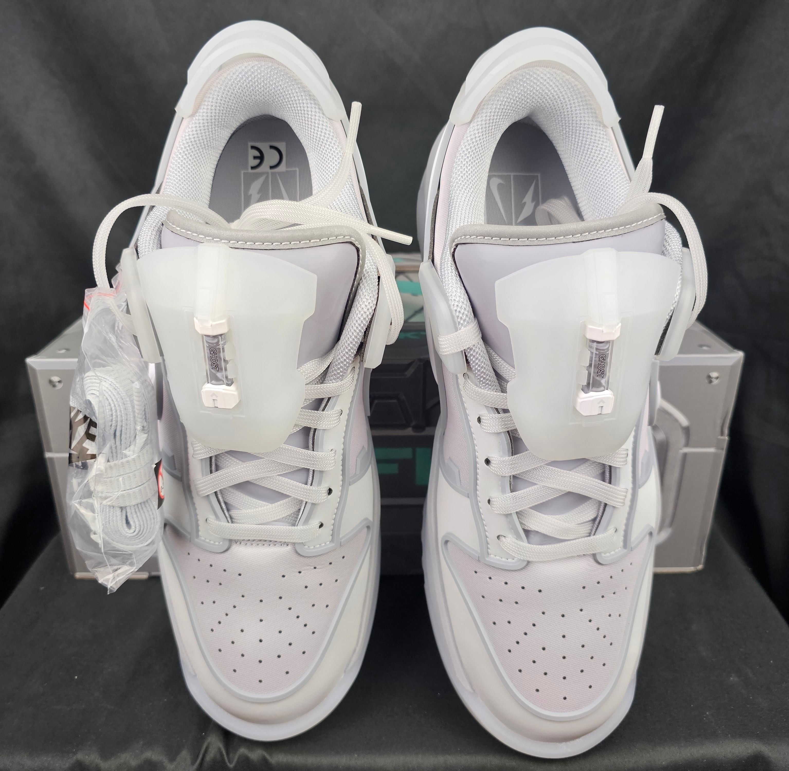 Nike Nike x RTFKT Dunk Genesis Low Ghost (Edition of 8,461) Men's Size US 12.5 / EU 45-46 - 4 Thumbnail