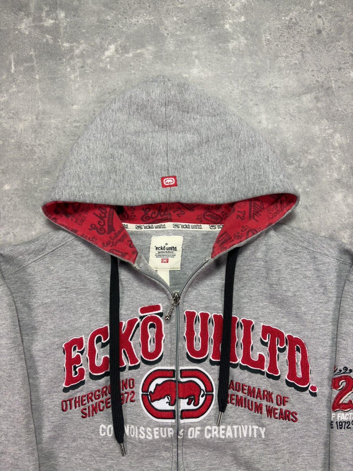 Ecko Unltd. Ecko Unlimited Big Logo Baggy Zip Hoodie L Swag Rap Size US L / EU 52-54 / 3 - 8 Thumbnail