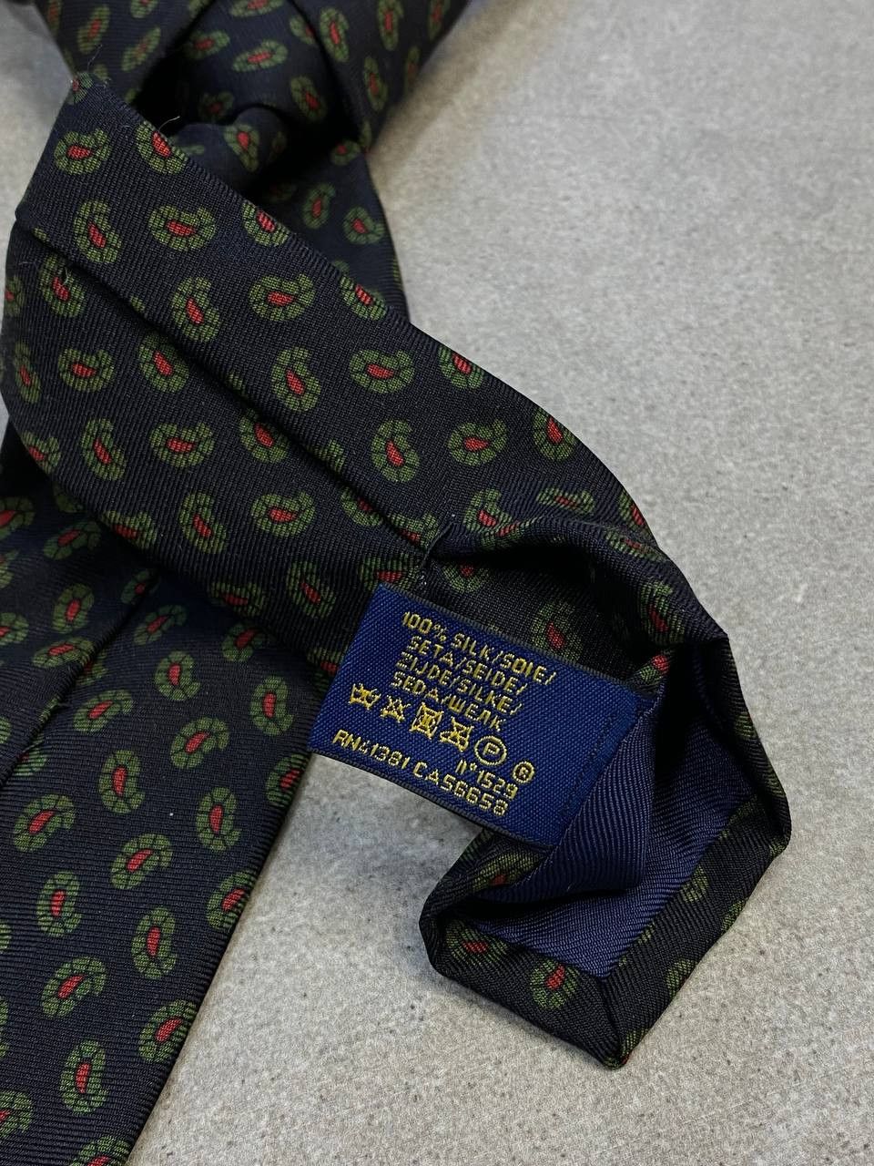 Polo Ralph Lauren Polo Ralph Lauren PRL Hand Made Parsley Silk Tie Size ONE SIZE - 9 Thumbnail