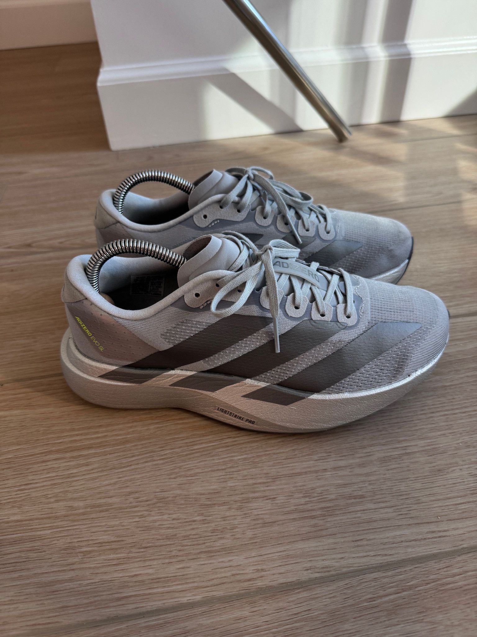 Adidas Adidas Adizero EVO SL Silver Size US 7 / EU 40 - 1 Thumbnail
