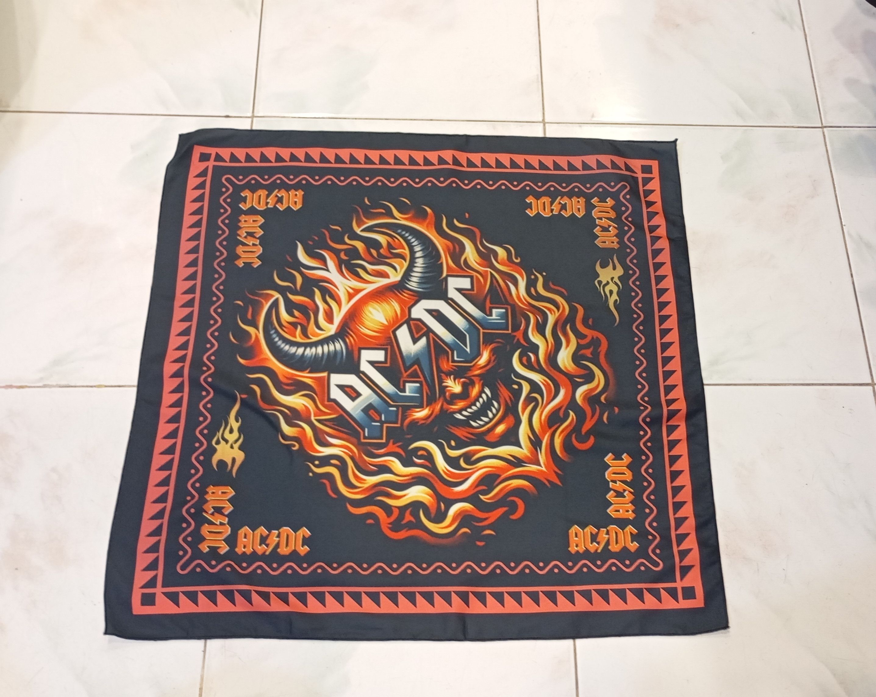 Band Tees Skulls Bandana Handkerchief Size ONE SIZE - 1 Thumbnail