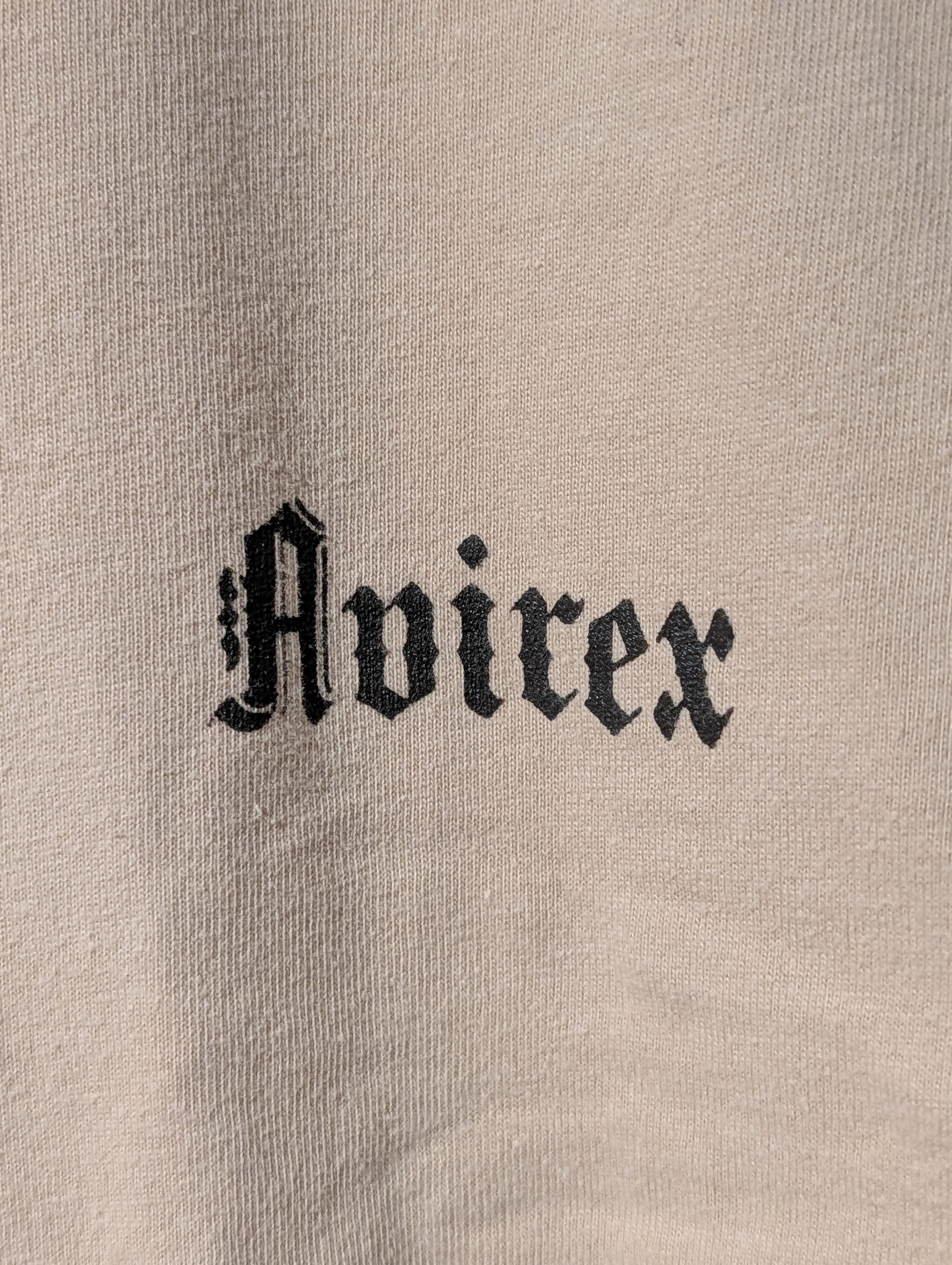 Avirex Vintage Y2K Avirex Mini Logo Essential Beige Medium T-Shirt Size US M / EU 48-50 / 2 - 2 Thumbnail