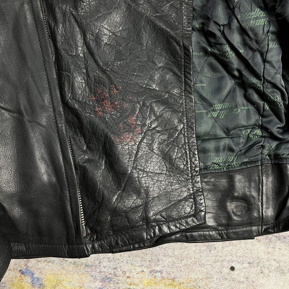 Isamu Katayama Backlash × Japanese Brand × Kadoya Vintage Komine double rider leather jacket Size US L / EU 52-54 / 3 - 13 Thumbnail