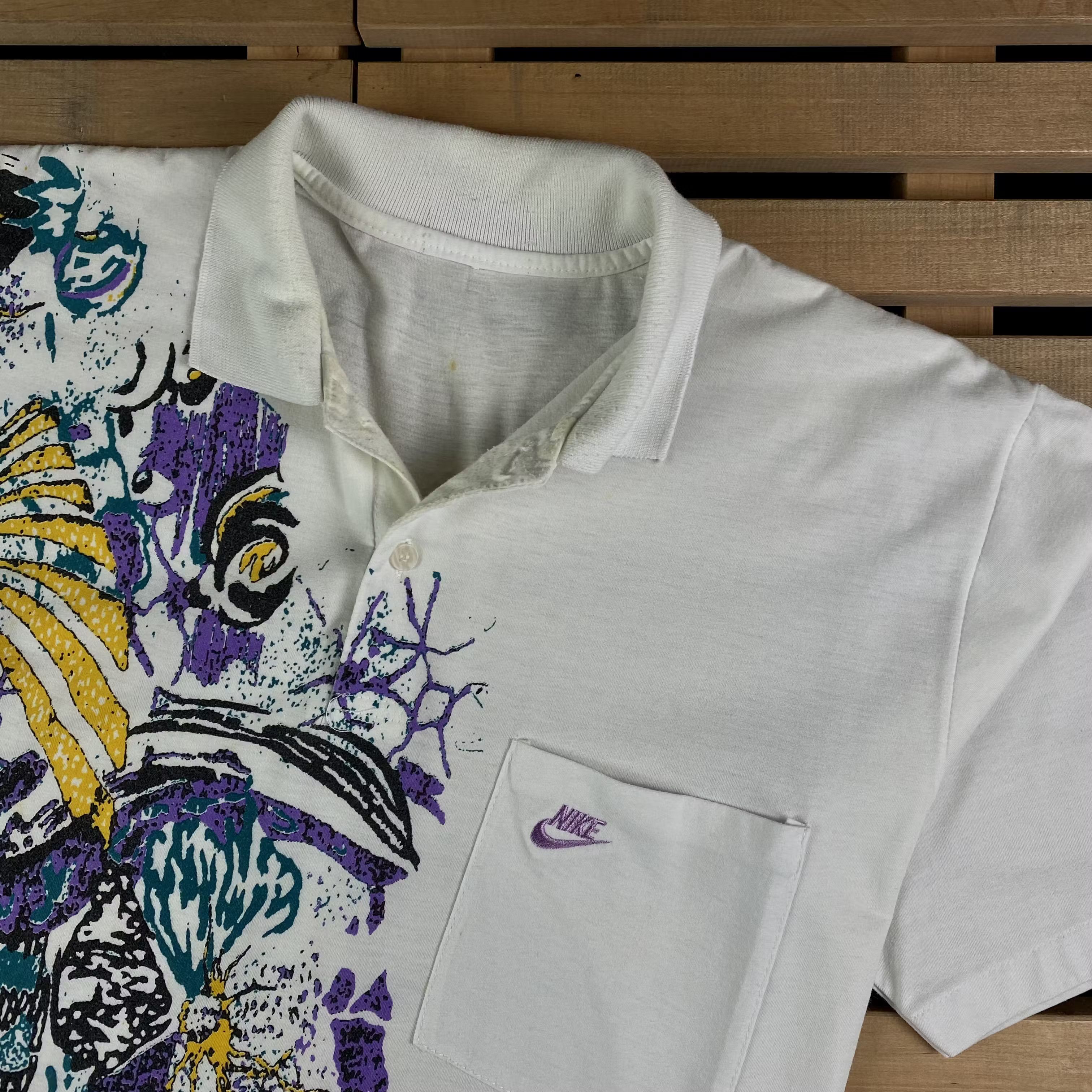 Nike × Vintage Men’s Polo T-Shirt Nike Vintage Size L Size US L / EU 52-54 / 3 - 2 Thumbnail