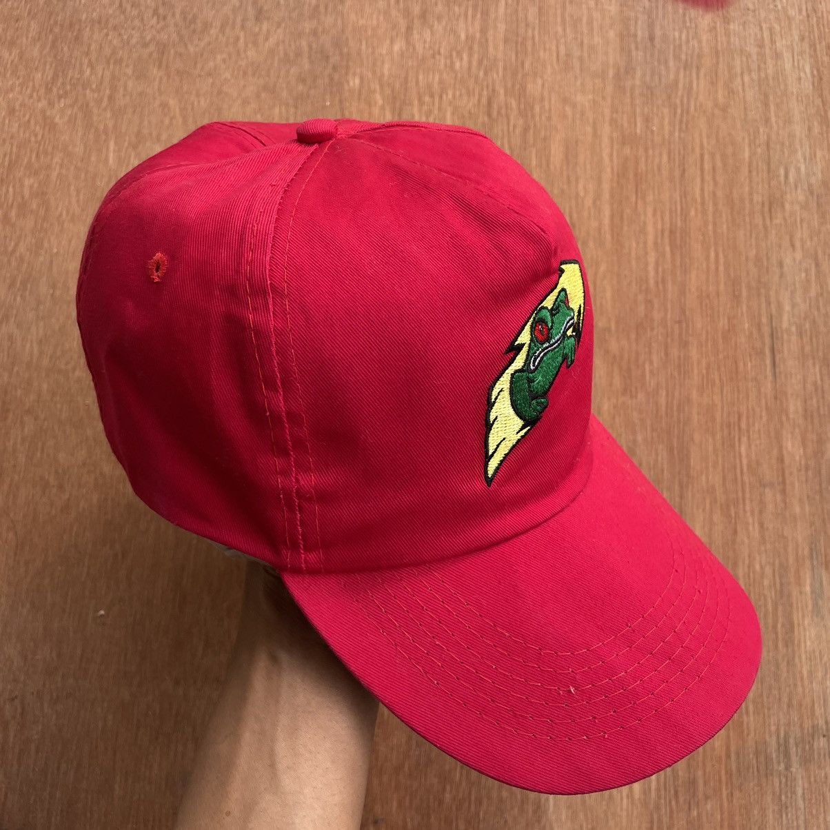 00s Frog red dad hat