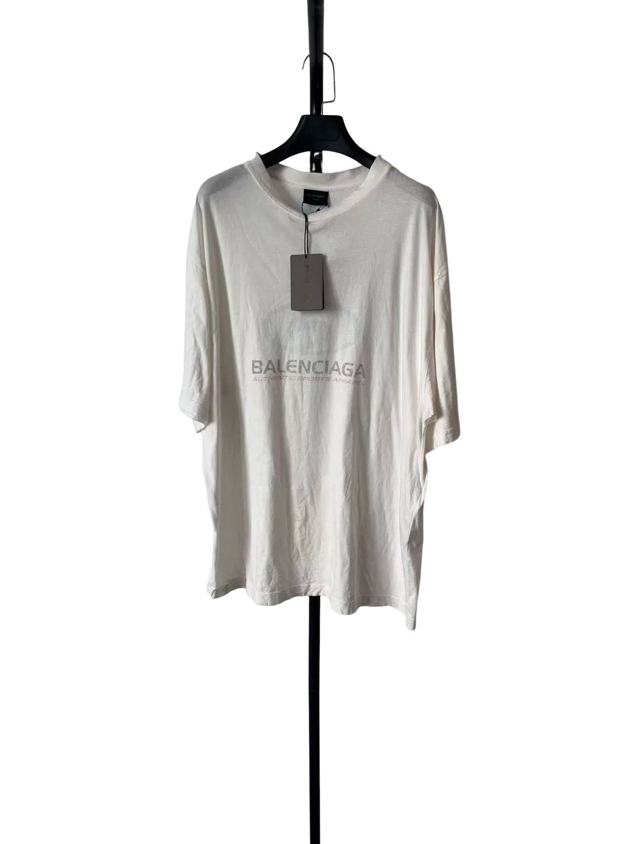 Balenciaga Balenciaga Graphic Logo Print T-Shirt Size M Size US M / EU 48-50 / 2 - 1 Thumbnail