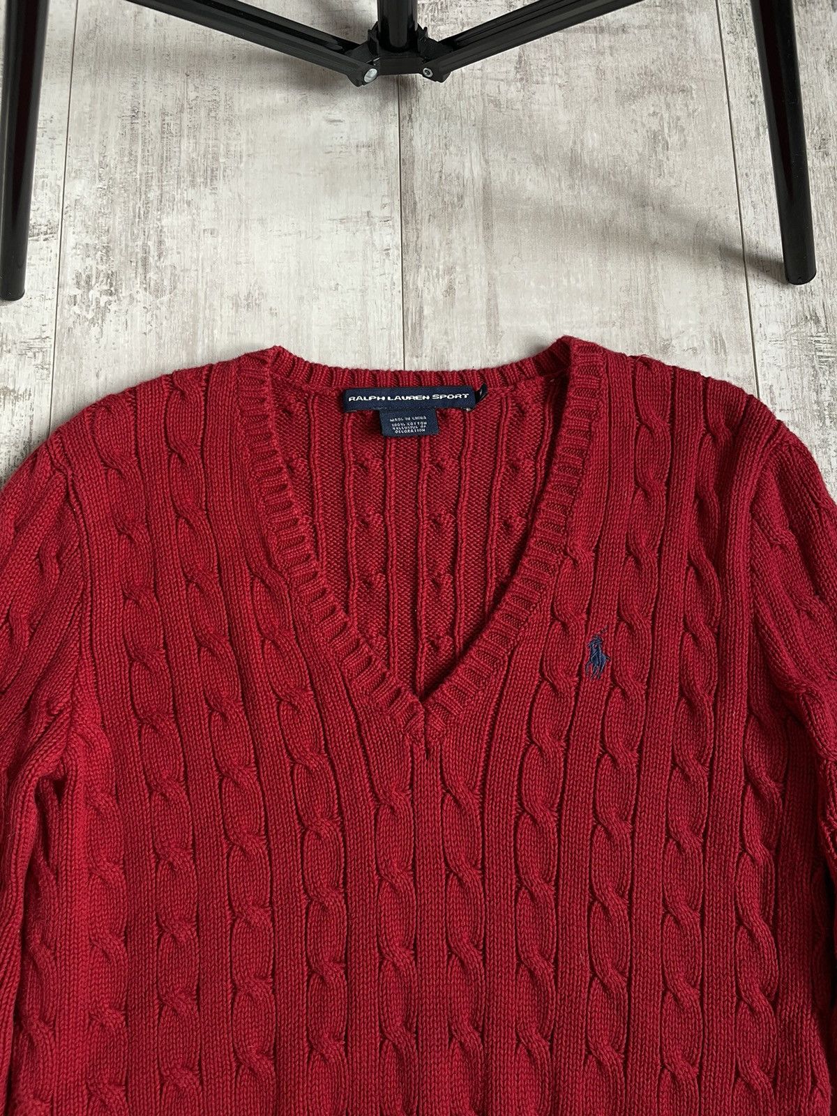 Polo Ralph Lauren Vintage Y2K Polo Ralph Lauren 00’s V Sweater Knitted RARE Size M / US 6-8 / IT 42-44 - 2 Thumbnail
