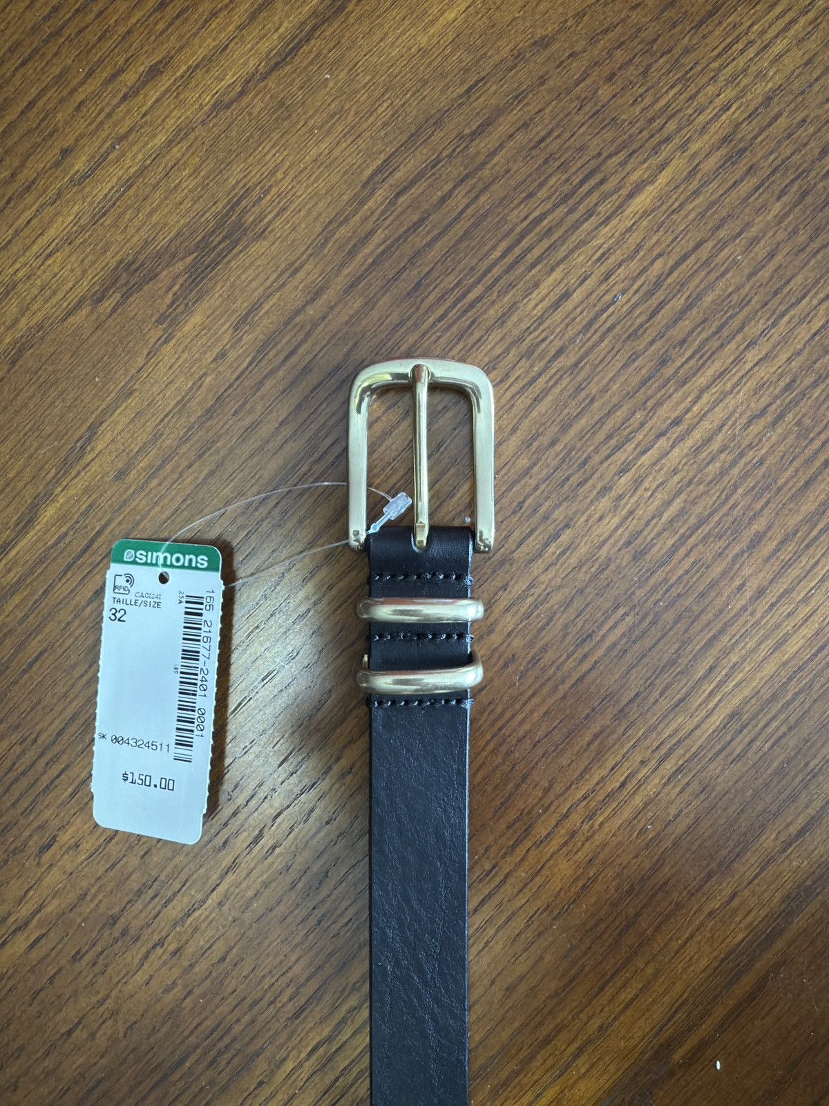 Simons Leather Belt for Men Size 32 - 1 Thumbnail