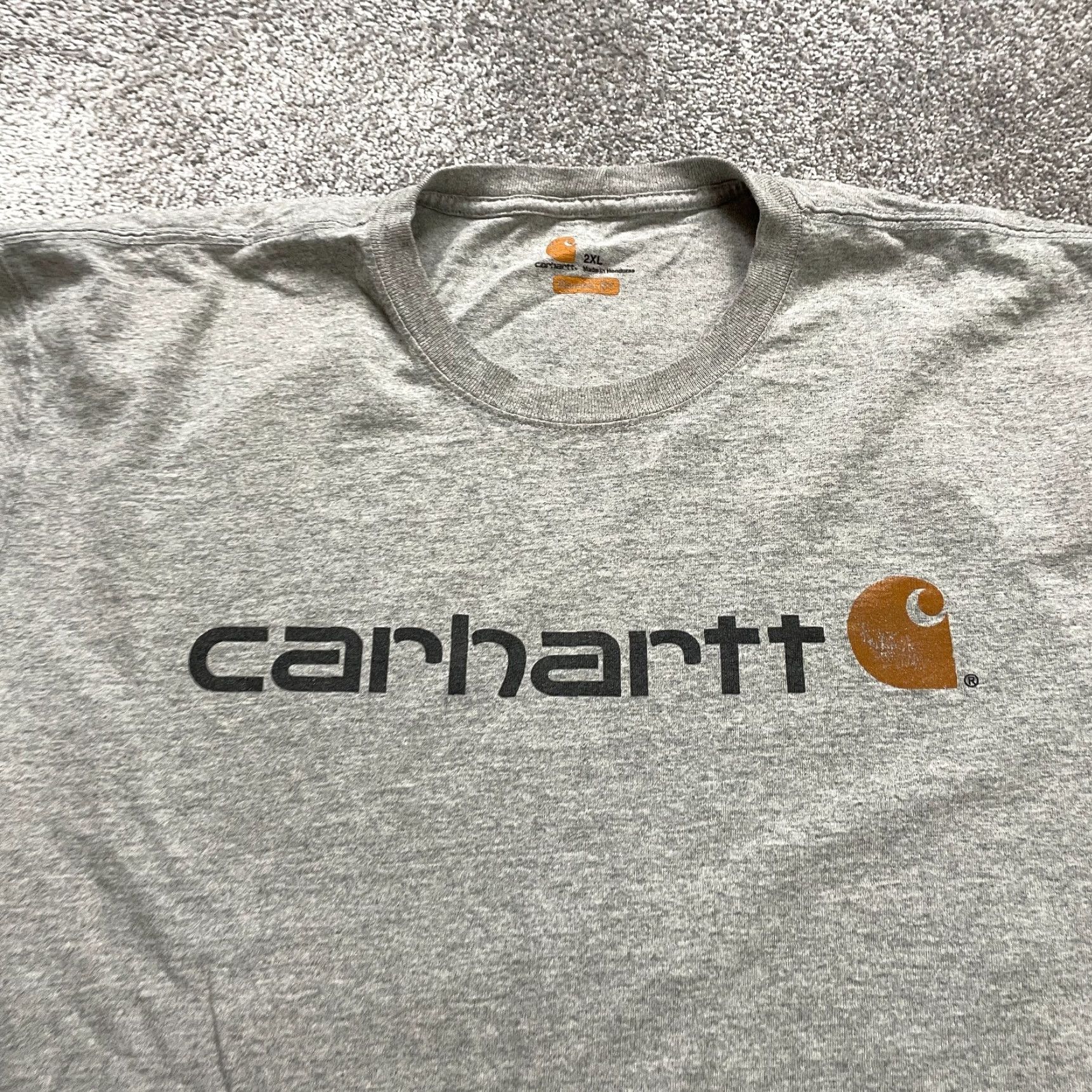 Carhartt Carhartt Original Fit T-Shirt Men 2XL Gray Graphic Crew Neck Cotton Tee Size US XXL / EU 58 / 5 - 3 Thumbnail