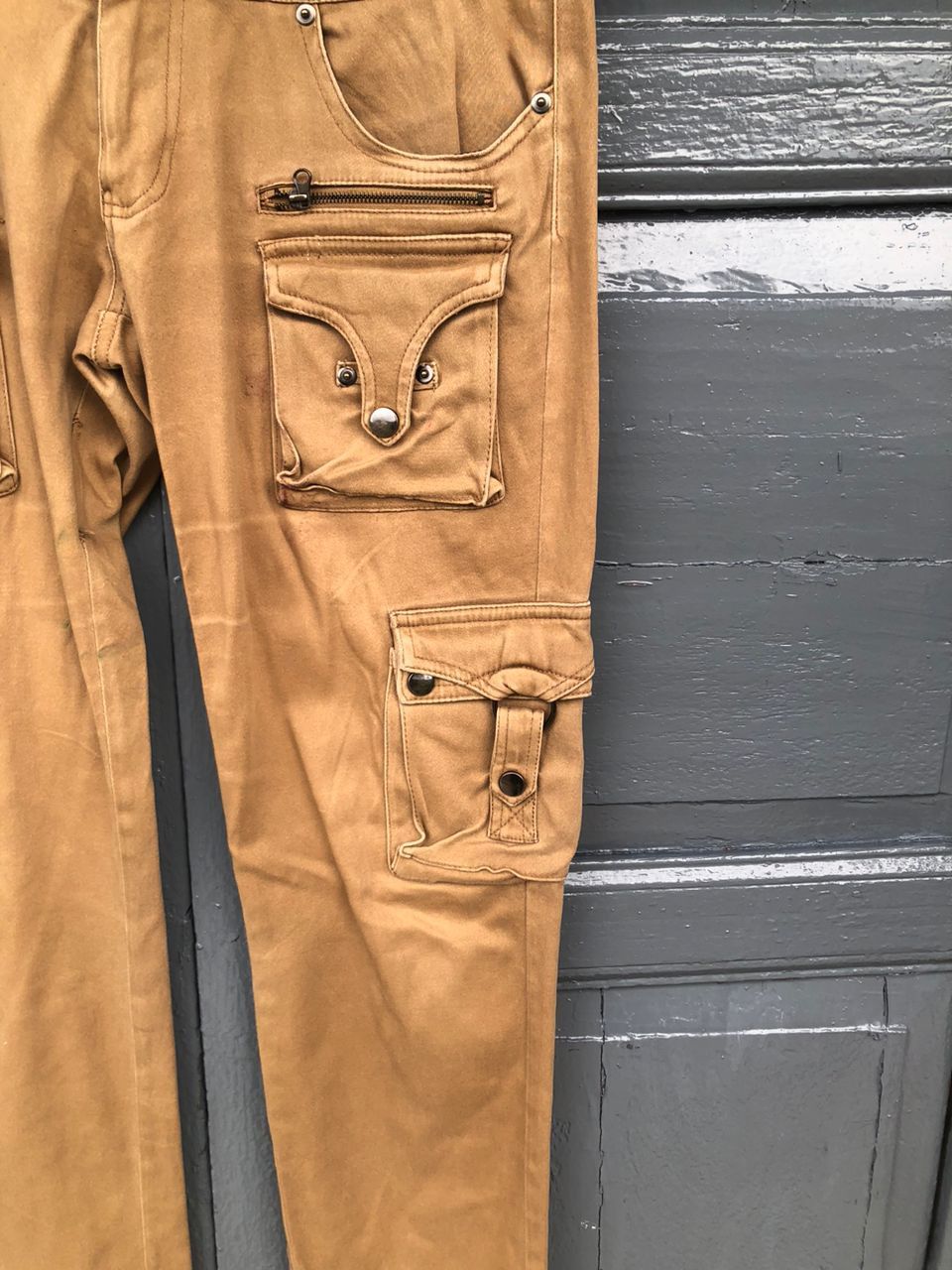 Japanese Brand Garhina stretchable cargo multipocket pants Size US 32 / EU 48 - 6 Thumbnail