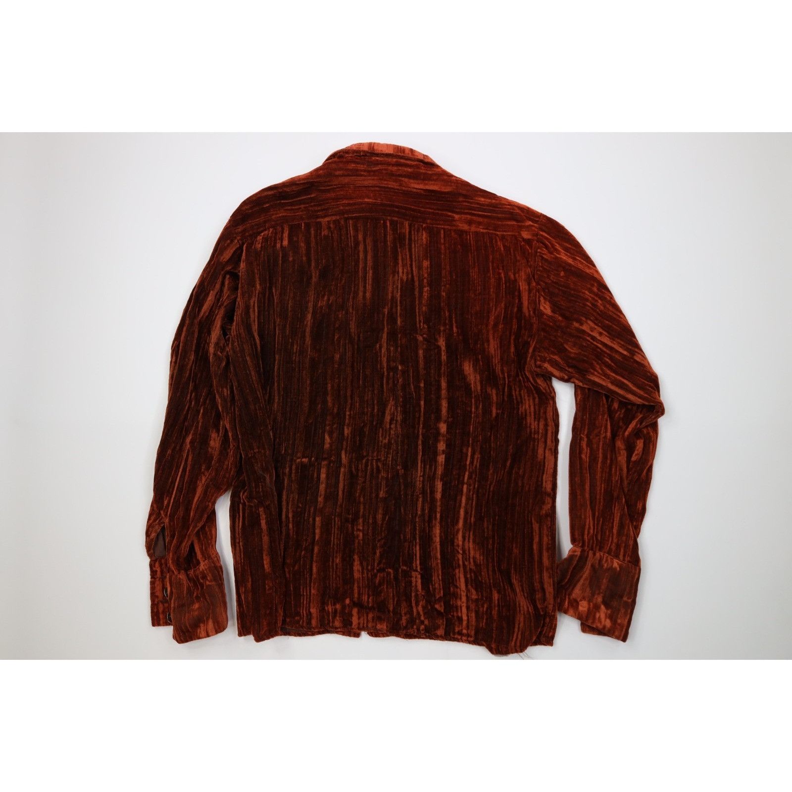 Vintage Vintage 90s Streetwear Velour Velvet Button Shirt Pants Size US L / EU 52-54 / 3 - 9 Thumbnail