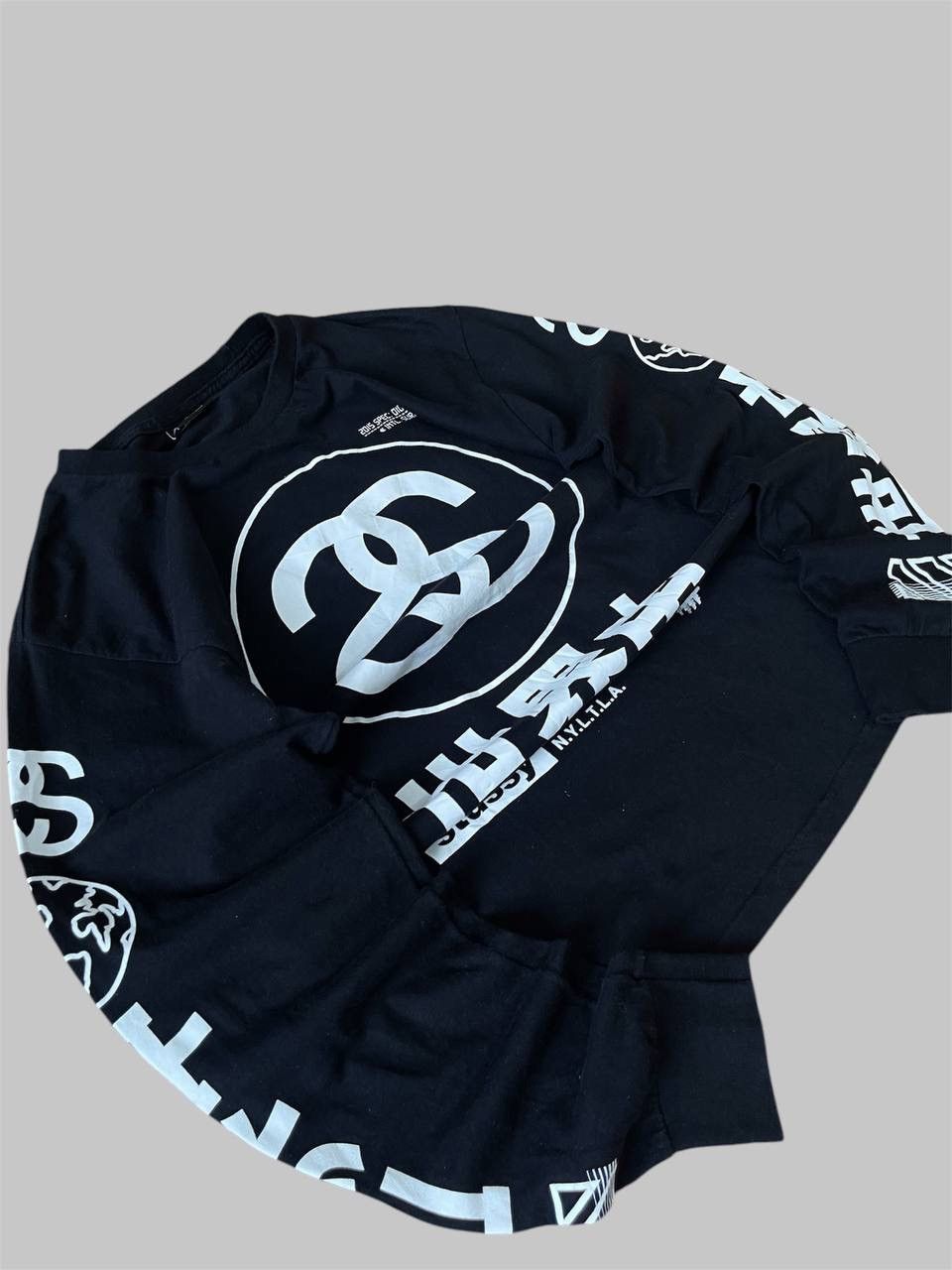 Stussy 00s Stussy Vintage Big Logo Streetwear Longsleeve Tee Size US S / EU 44-46 / 1 - 4 Thumbnail