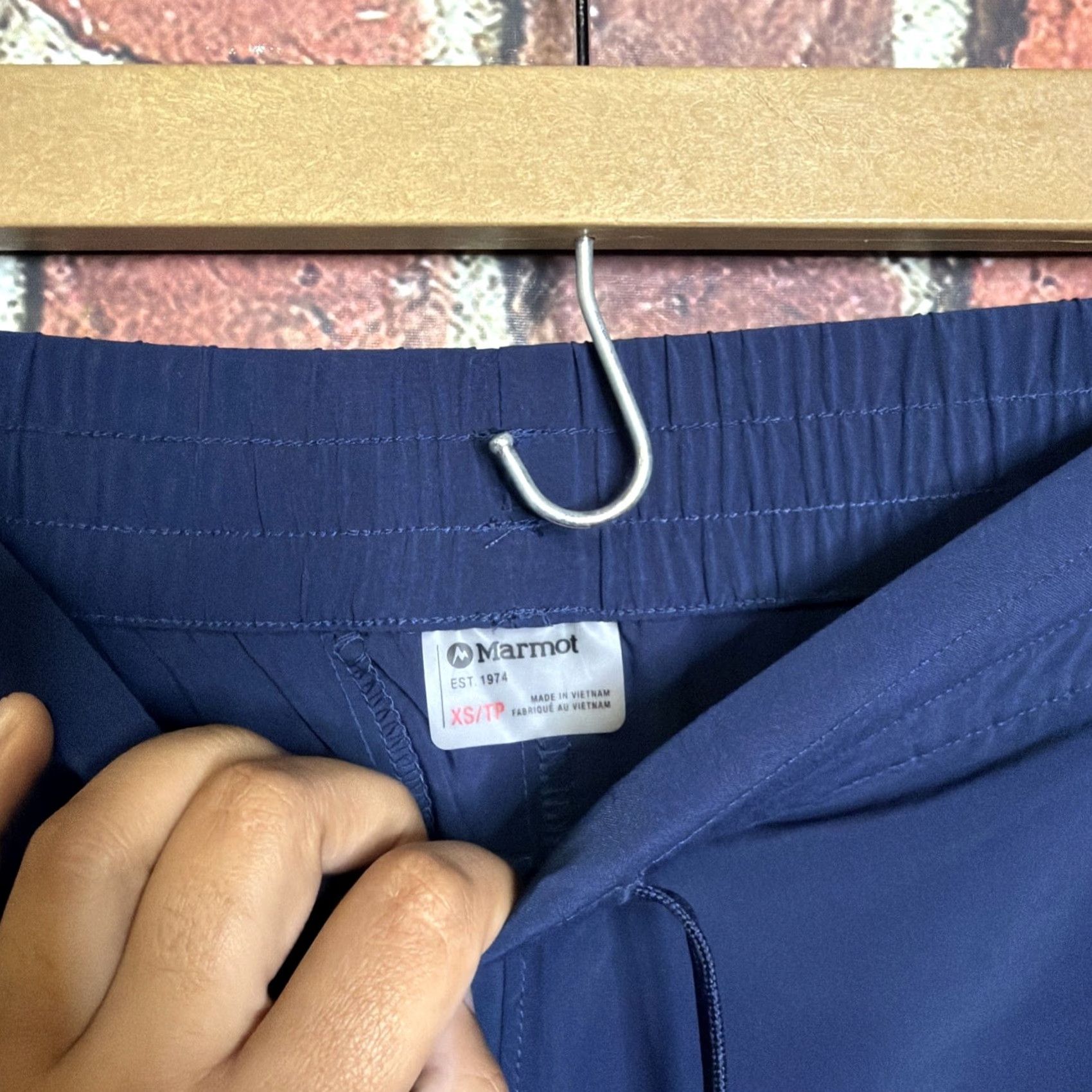 Marmot Marmot Elda Blue Womens Joggers XS Regular Drawstring Pockets Activewear Winter Hiking Climbing Pants Shirt? Size 26" / US 2 / IT 38 - 3 Thumbnail