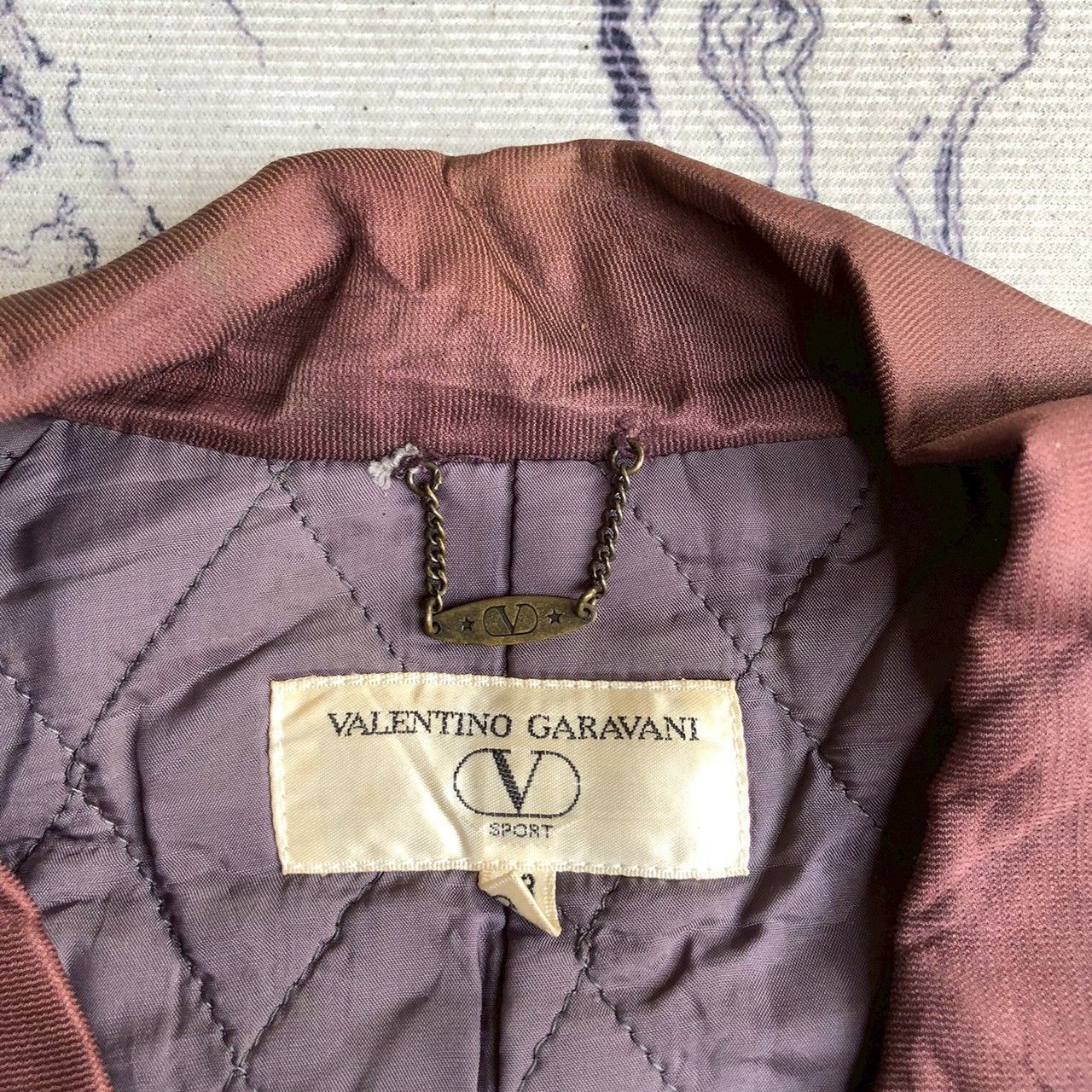 Valentino Vintage 90s Valentino Garavani Sport Silk Jacket Coat Size US L / EU 52-54 / 3 - 9 Thumbnail