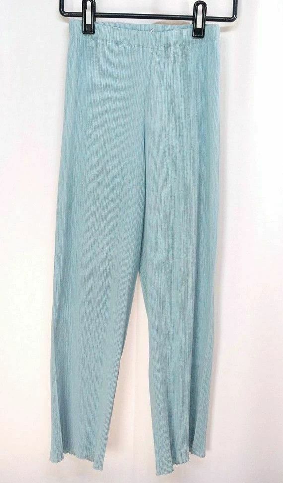 Issey Miyake issey miyake size:xs Blue straight-leg pants 2505-Nextarro Size 42" / US 20 - 1 Thumbnail