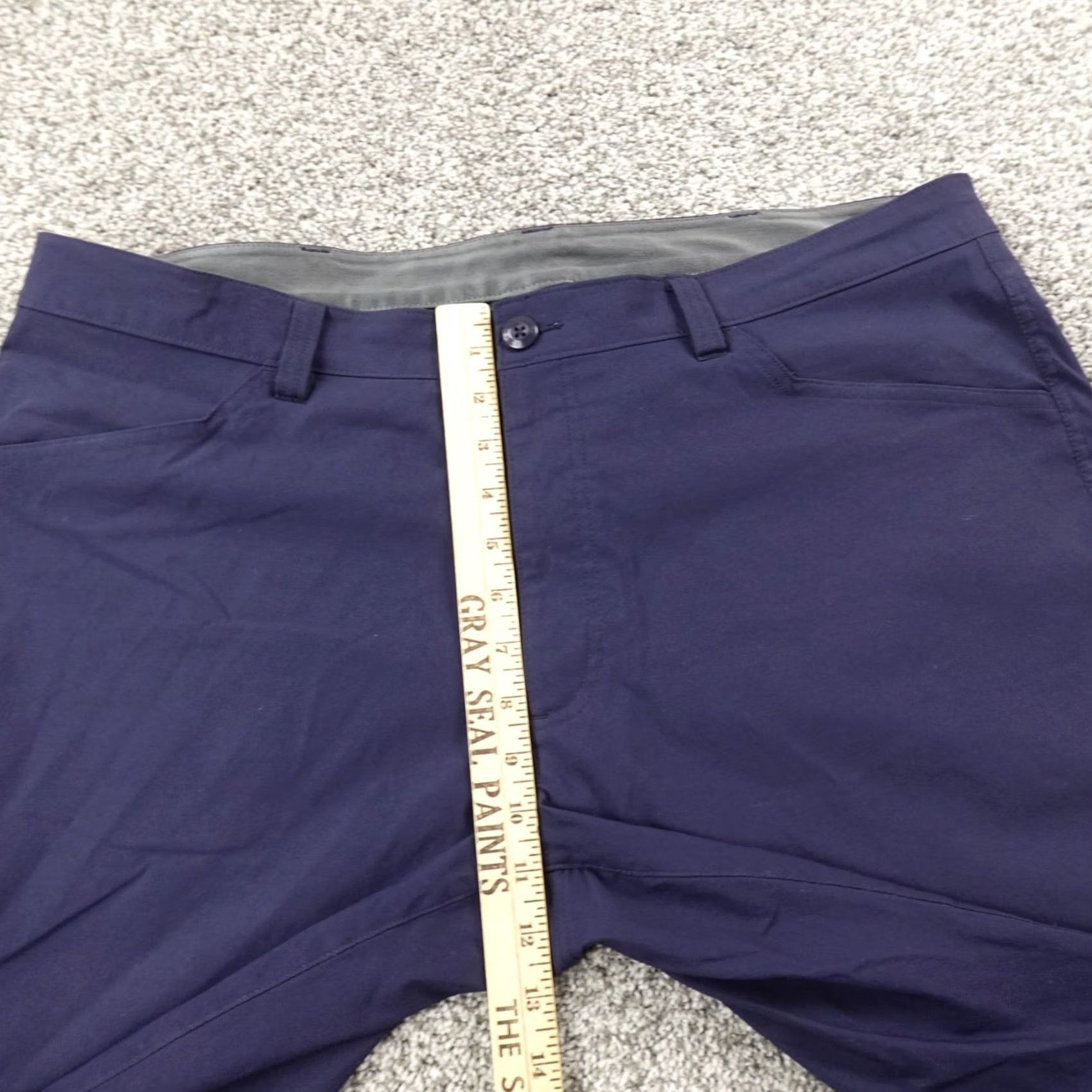 Eddie Bauer Eddie Bauer Pants Mens 40X30 Blue Tech Performance Nylon Stretch Chino Regular Straight Front Pockets Zip Button Casual Workwear 40 in Mens Size US 40 / EU 56 - 4 Thumbnail