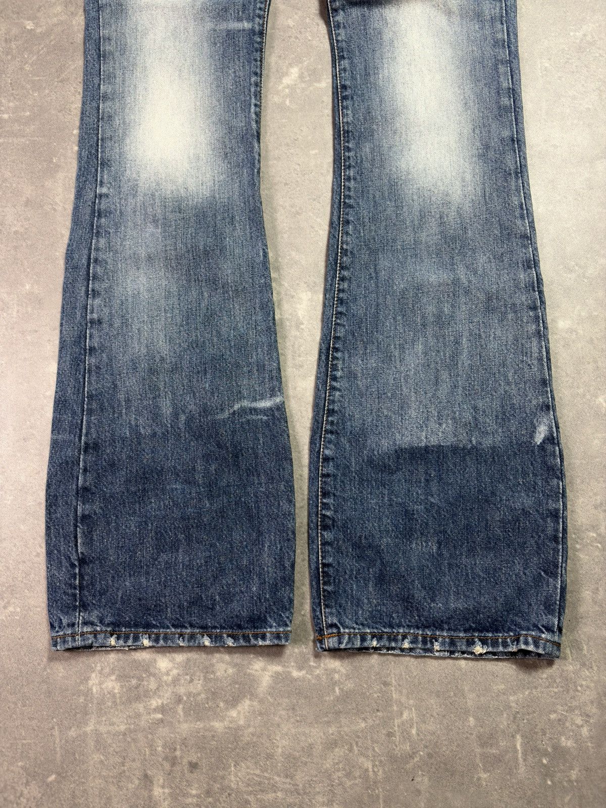 Miss Sixty Miss Sixty Flared Washed Flip Tommy Vintage Jeans 29 Bootcut Size 29" - 4 Thumbnail